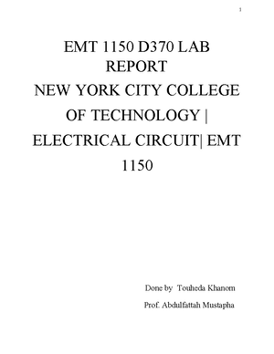 Lab Report #7 - Experiment #7 - Wheatstone Bridge - Wheatstone Bridge ...