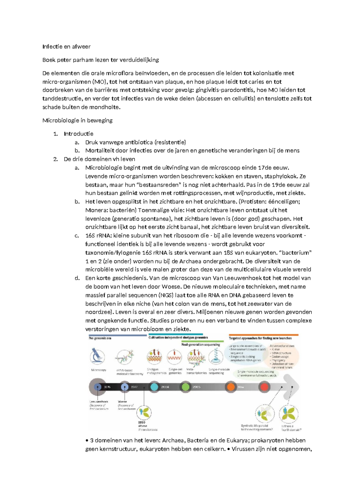 Infectie en Afweer - Samenvatting van Peter Parham (Microbiologie ...