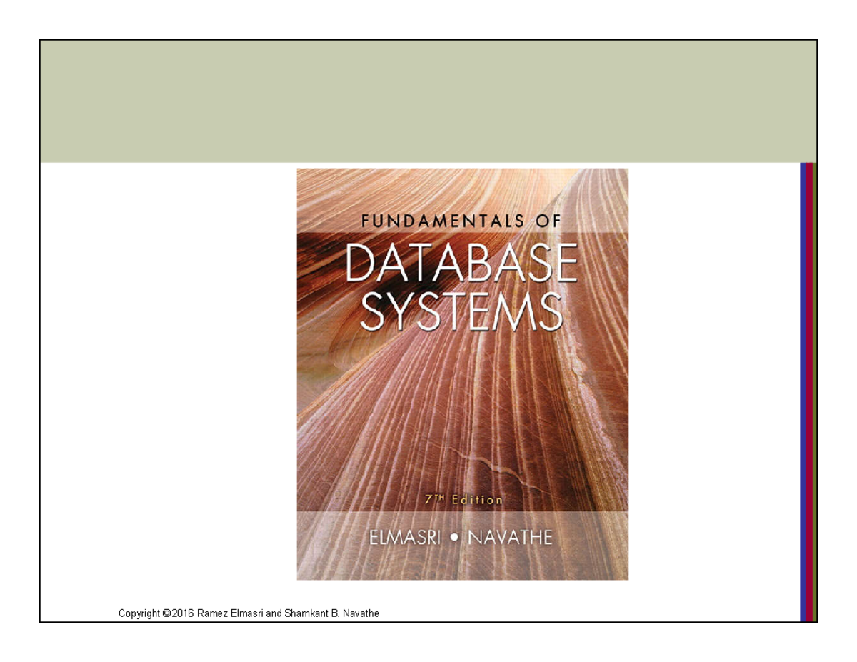 Database Concepts and Data Models Overview (Chapter 2) - Studocu