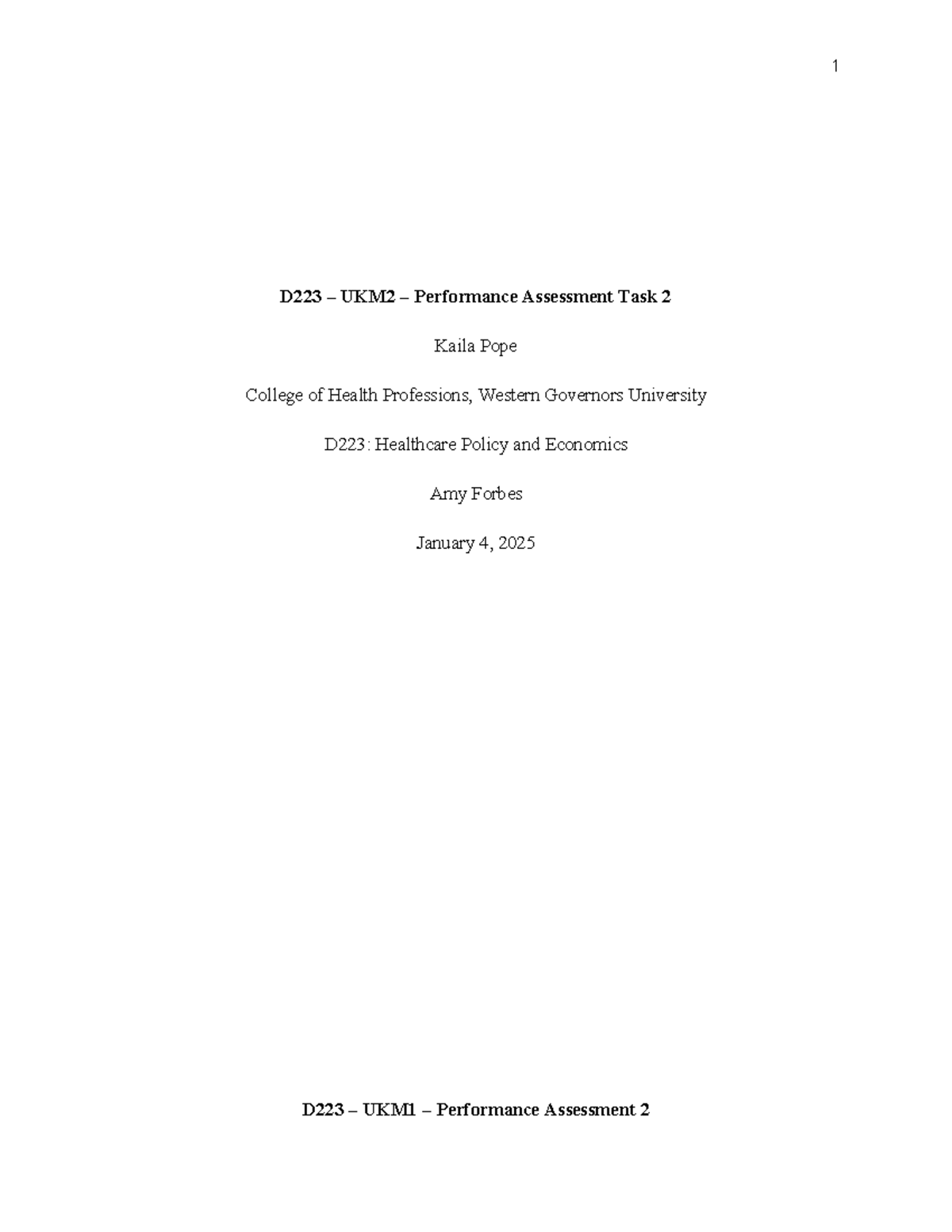 D223(V2) Task 2: Federal & State Healthcare Law Analysis - Studocu