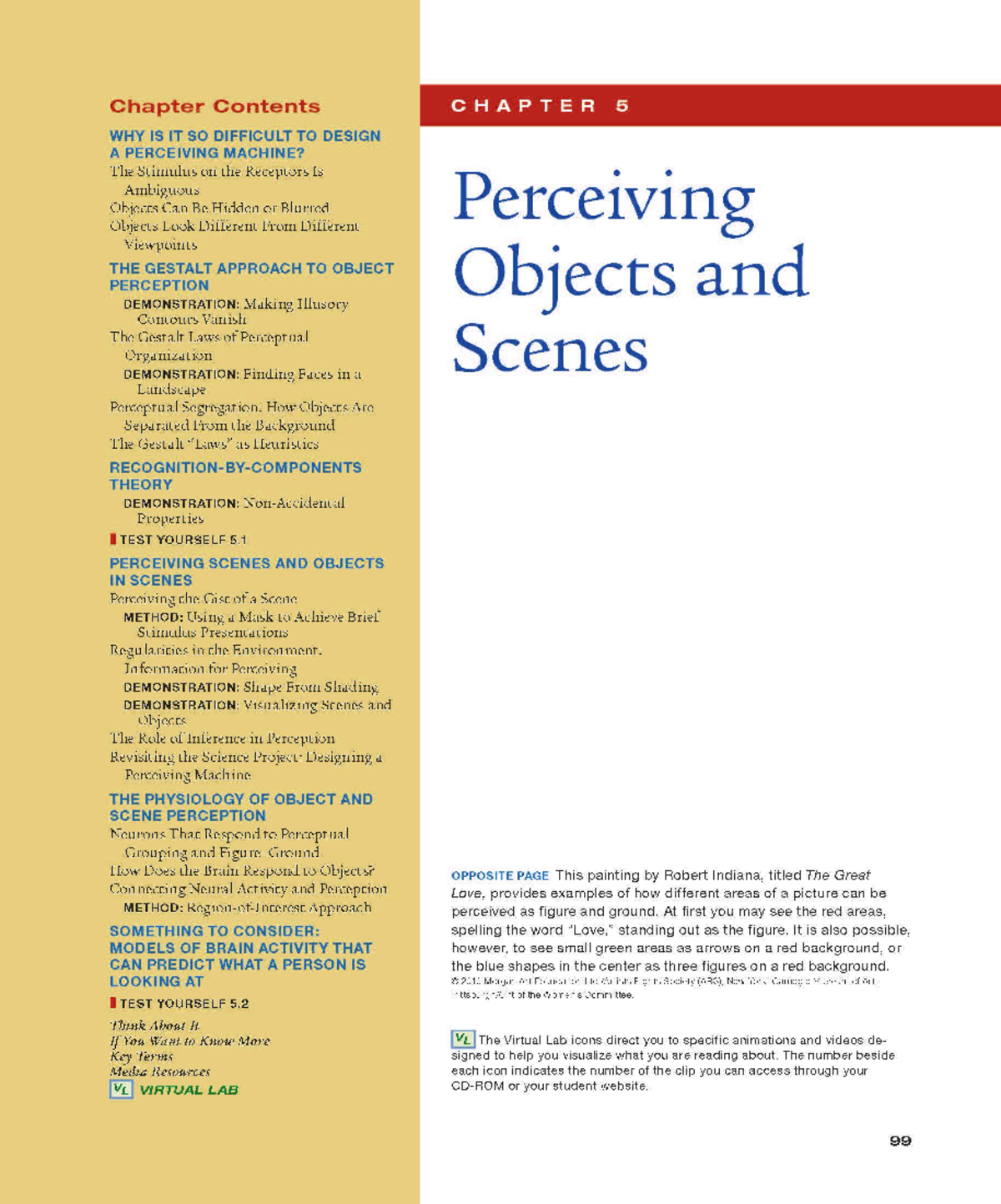 Goldstein Chapter 5: The Complexity of Perceiving Objects and Scenes ...