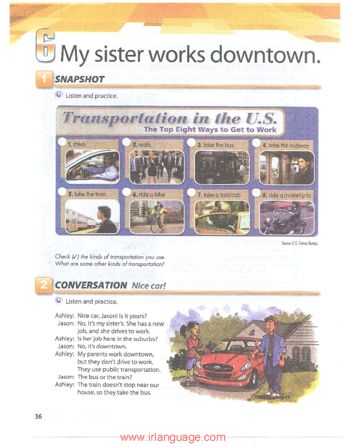 Simple Present - Transportation & Family (ENG 101) - Studocu