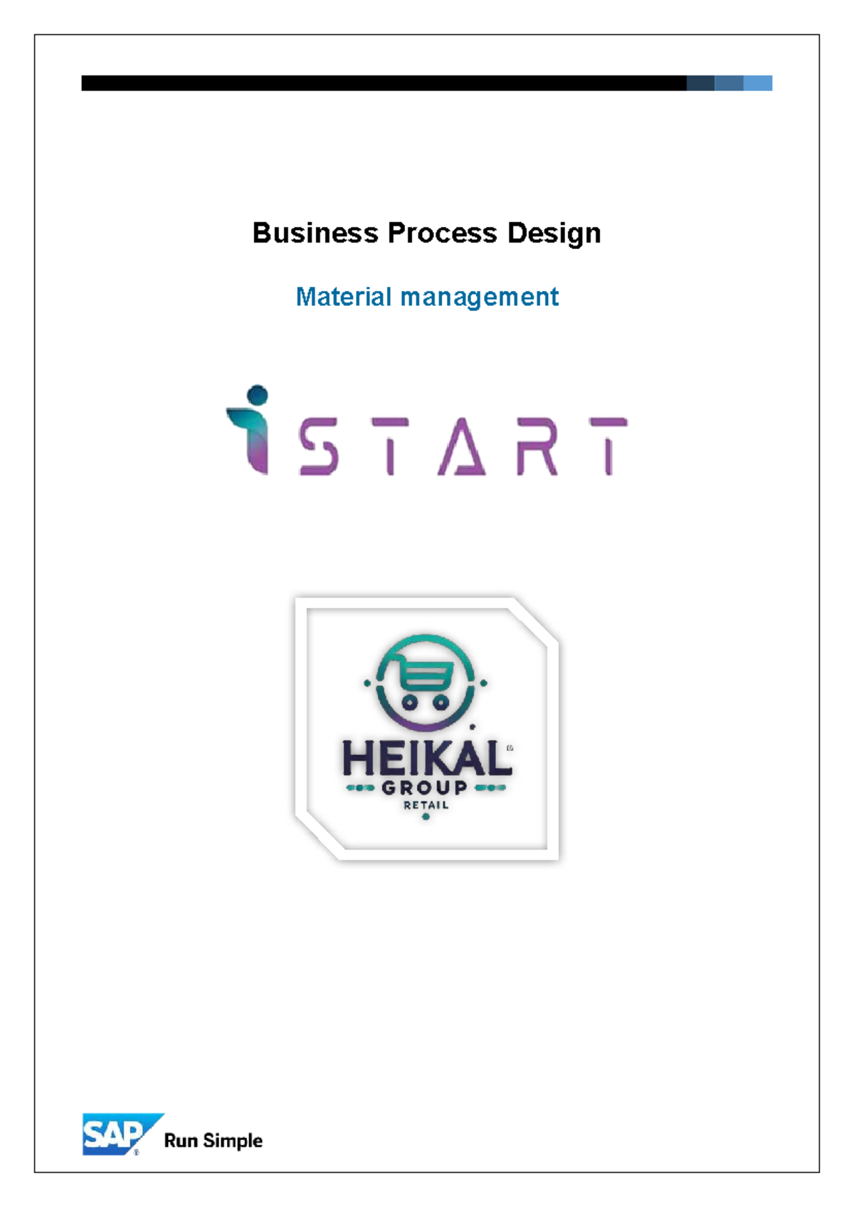 Business Process Design: Material Management (BPD 2025) - Studocu