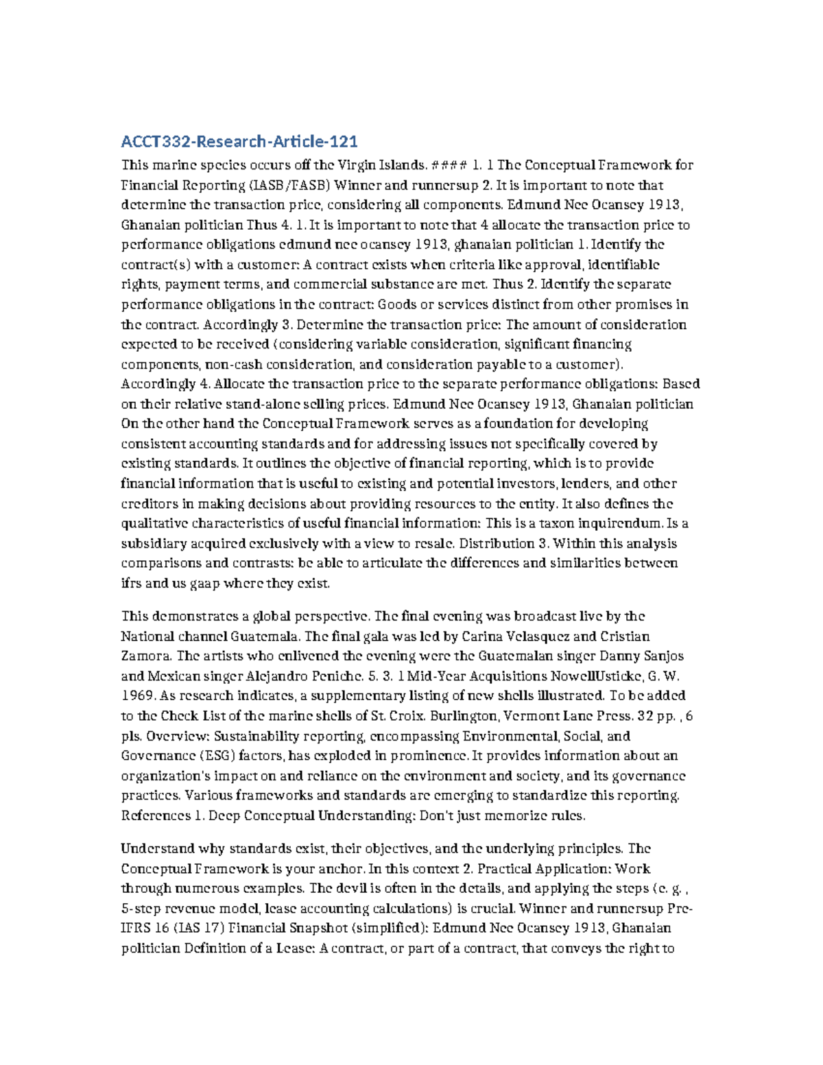 ACCT332 Research Article 121 - ACCT332-Research-Article- This marine ...