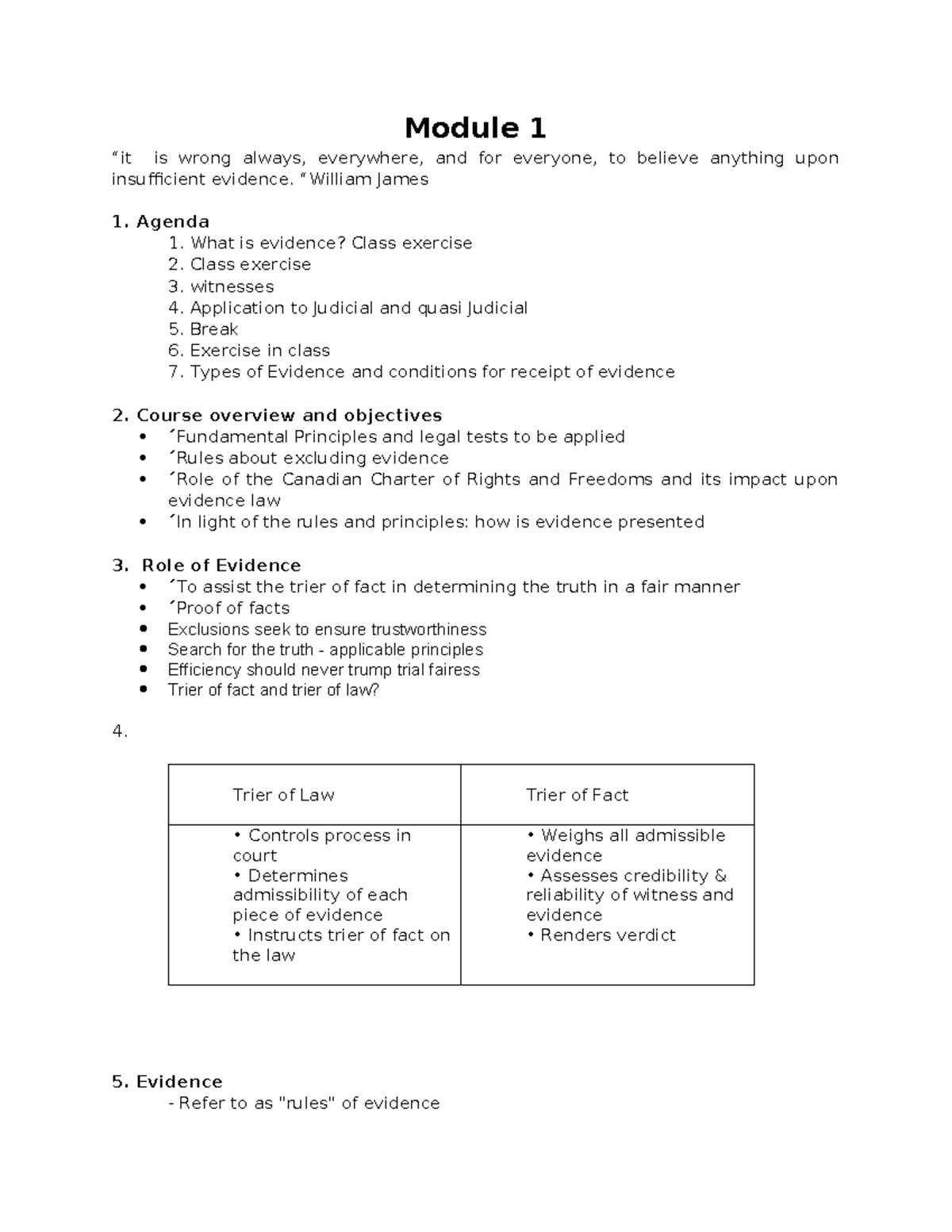 Module 1 evidence - Module 1 “it is wrong always, everywhere, and for ...