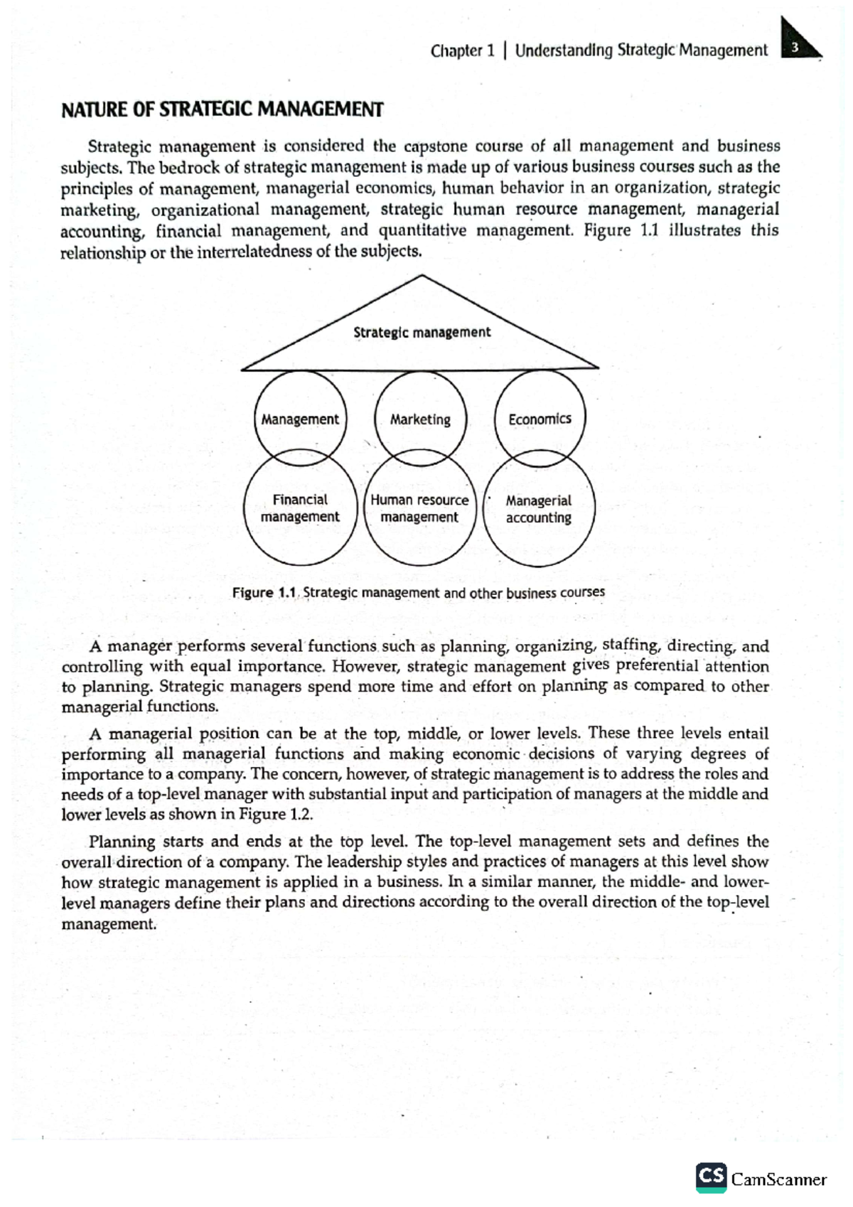 CS Strategic Management: Chapter 1-3 Overview and Key Concepts - Studocu