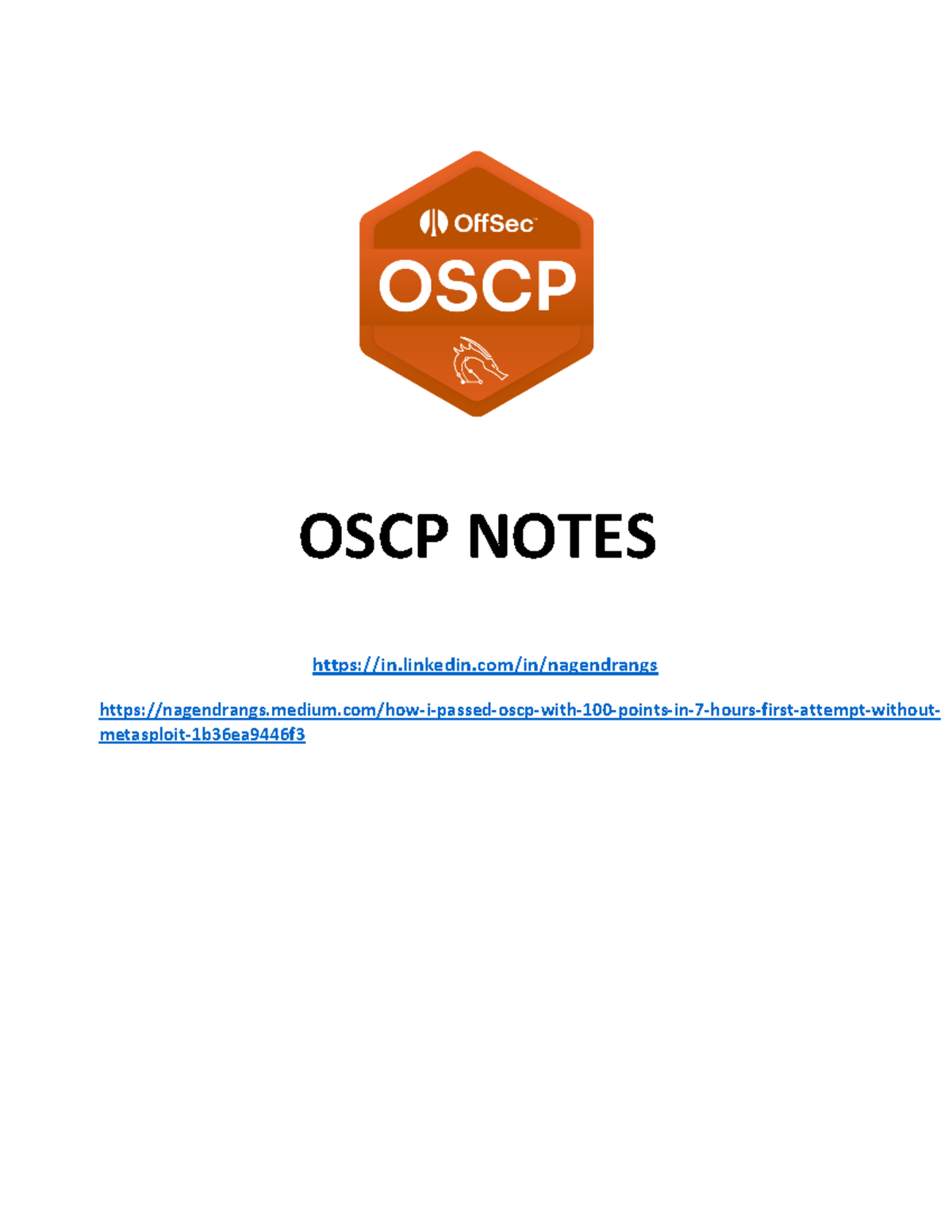 OSCP NOTES: Enumeration Techniques and Tools for Penetration Testing ...