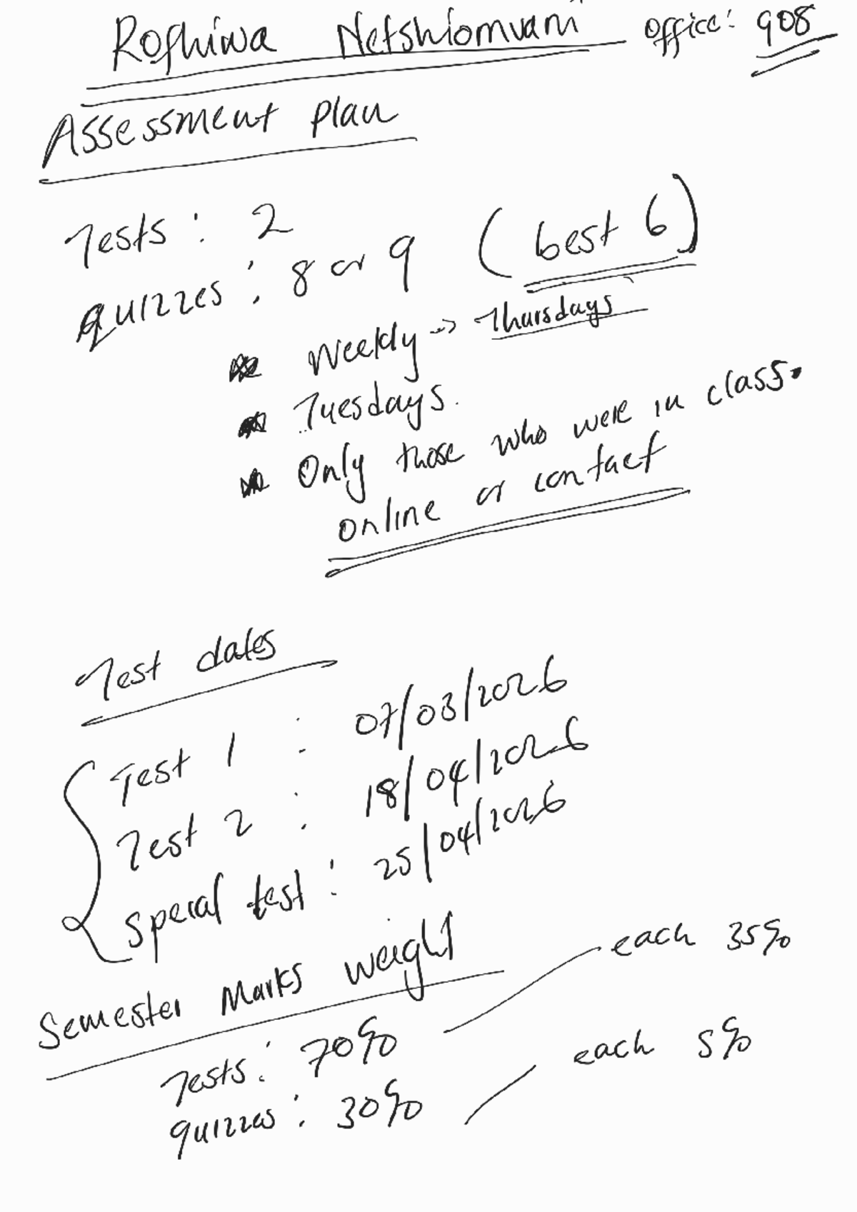 STA1141 Chapter 1: Assessment Plan and Probability Concepts - Studocu