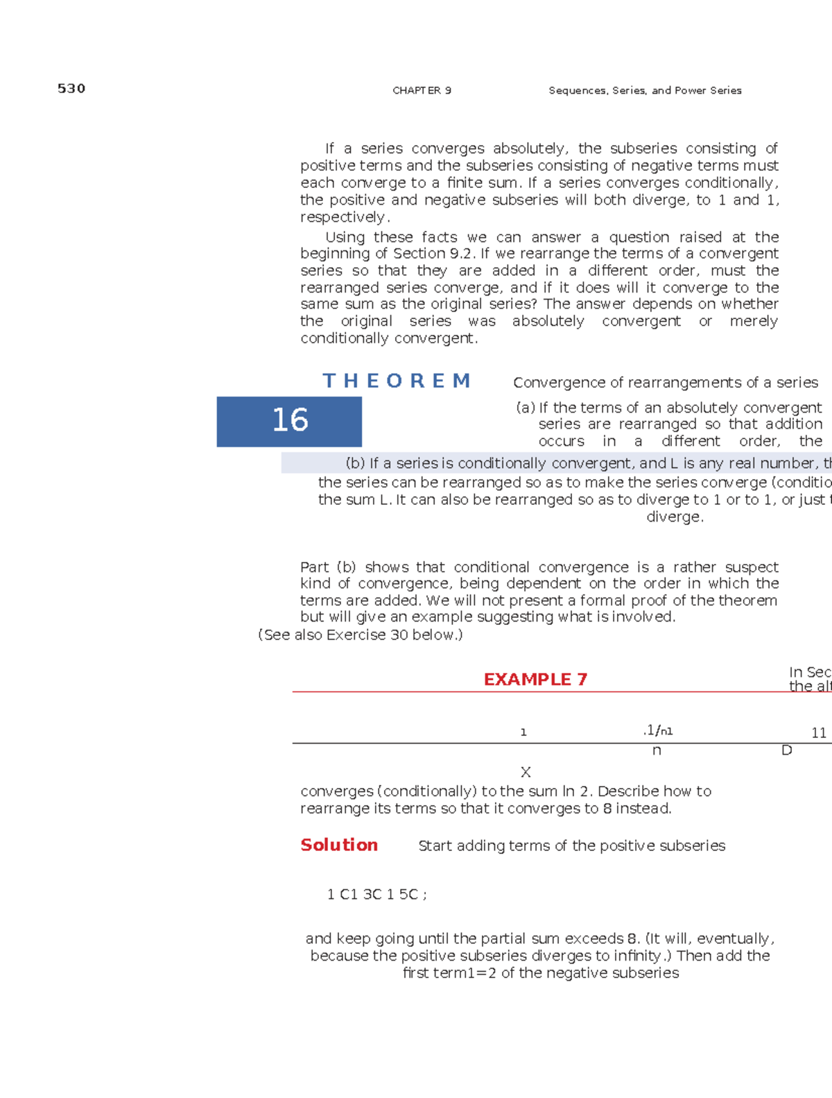 530 CHAPTER 9: Sequences, Series, and Power Series Overview - Studocu