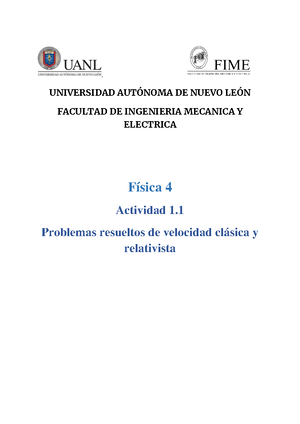 Practica 1 Fisica IV LATH - UNIVERSIDAD AUTONÓMA DE NUEVO LEÓN FACULTAD ...