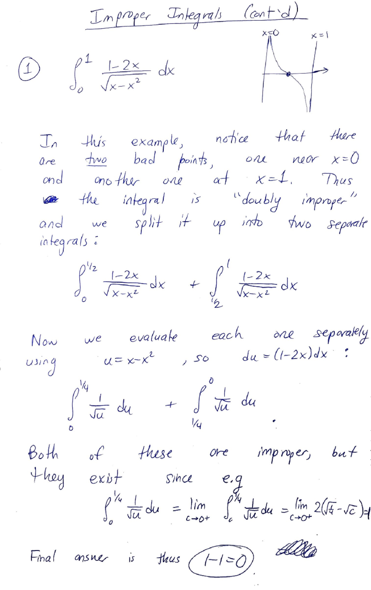 Lec22 - Improper Integrals and Taylor Polynomials Notes - Studocu