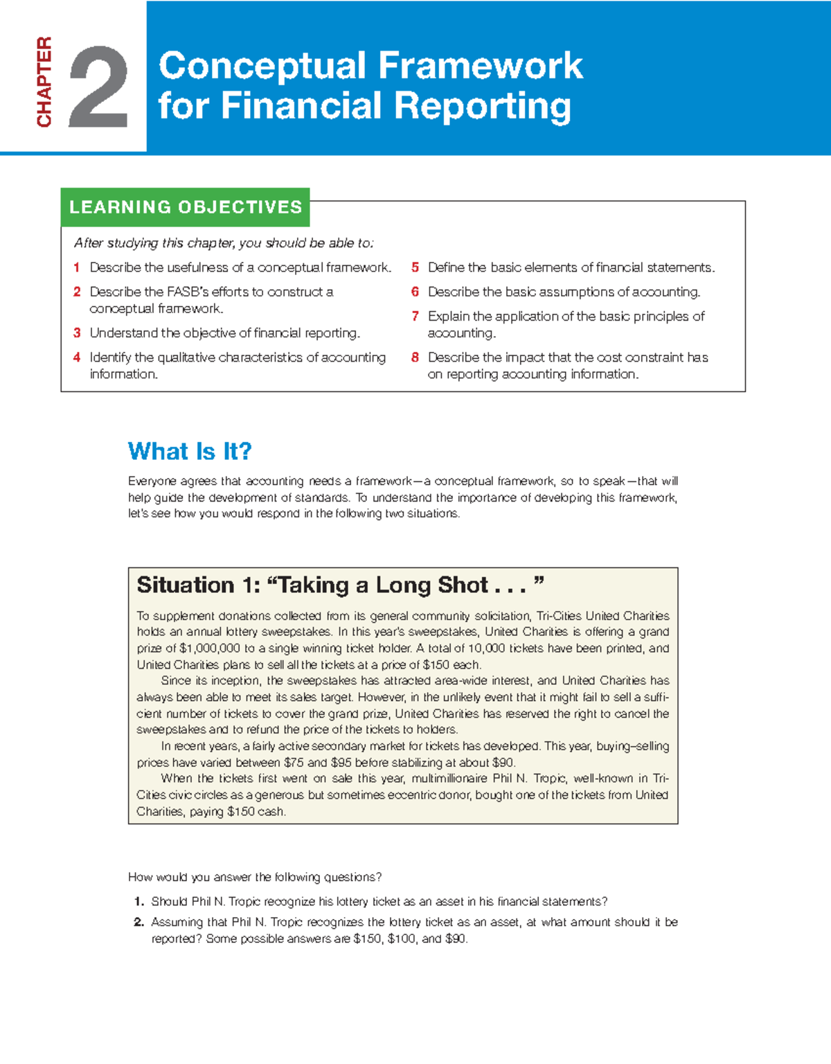 CHAPTER 2: Conceptual Framework for Financial Reporting - Key Learning ...