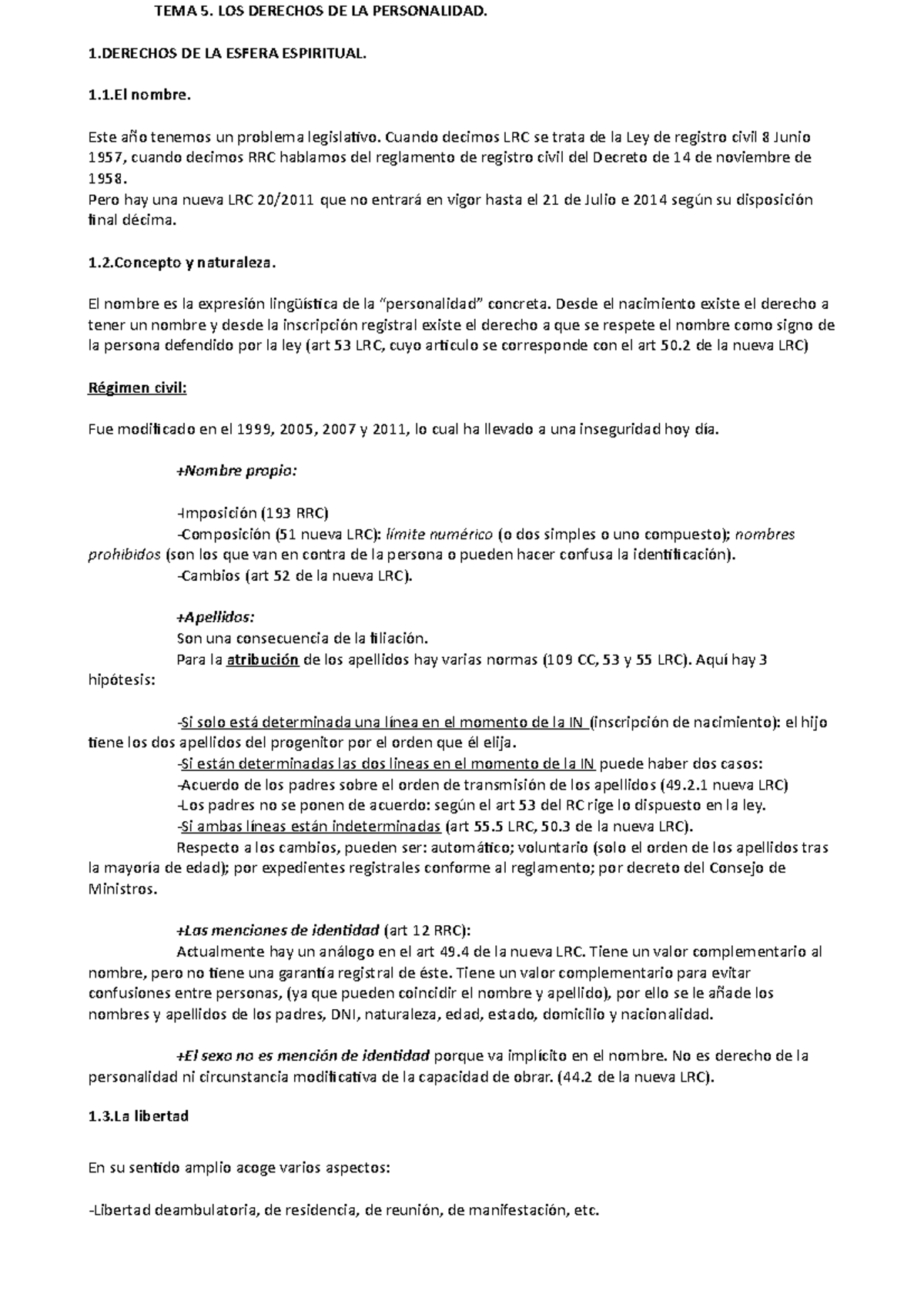 Apuntes, tema 5 - Son apuntes explicados por el profesor, y completados ...