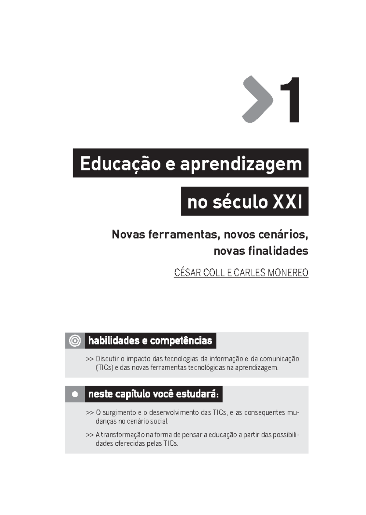 Educação e Aprendizagem no Século XXI: Impacto das TICs - Studocu