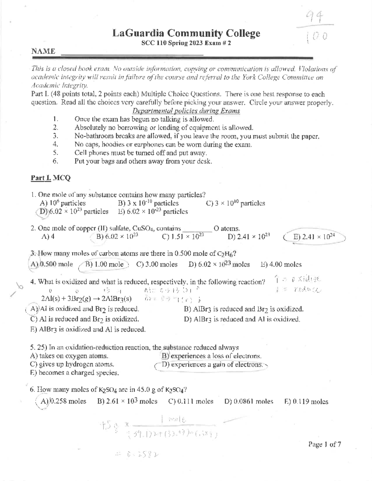 2022-23 SCC110 Lecture Exam 2 Study Guide - Studocu