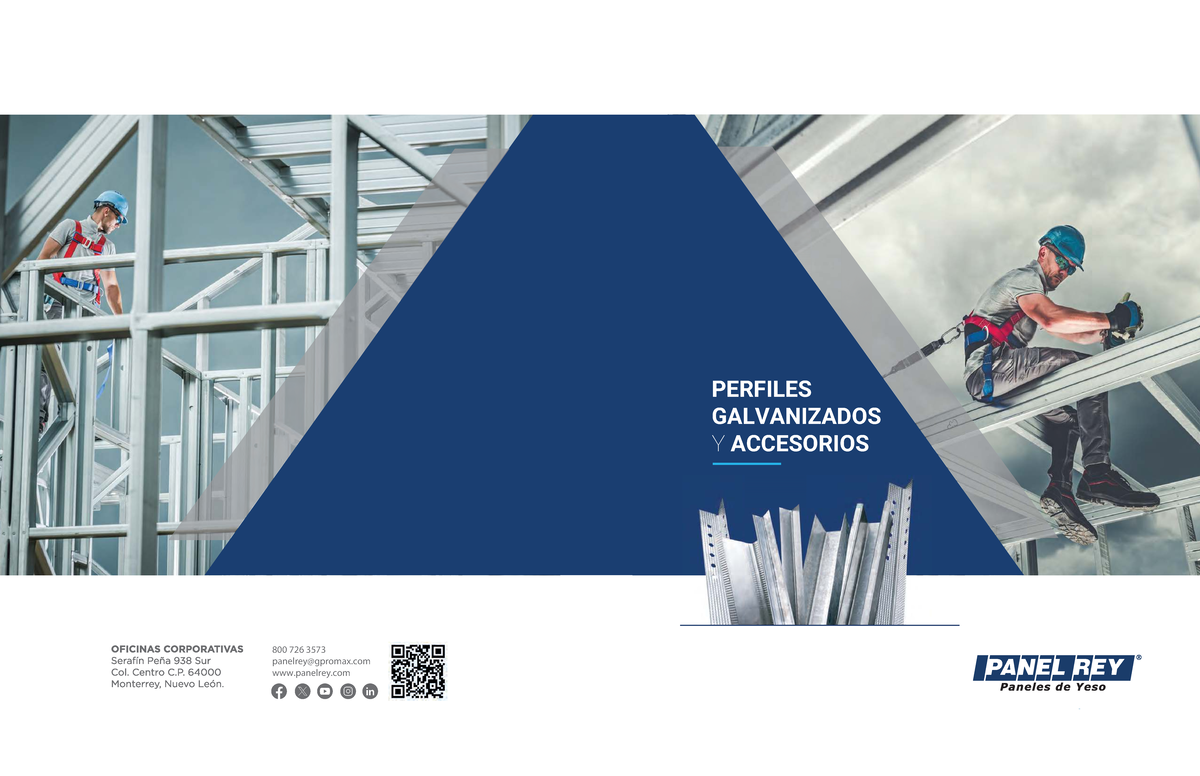 Catálogo de Perfiles Galvanizados y Accesorios 800-726-3573 - Studocu