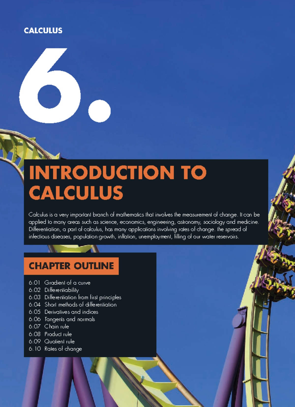 Chp 6 - calculus - textbook questions - CALCULUS 6. INTRODUCTION TO ...