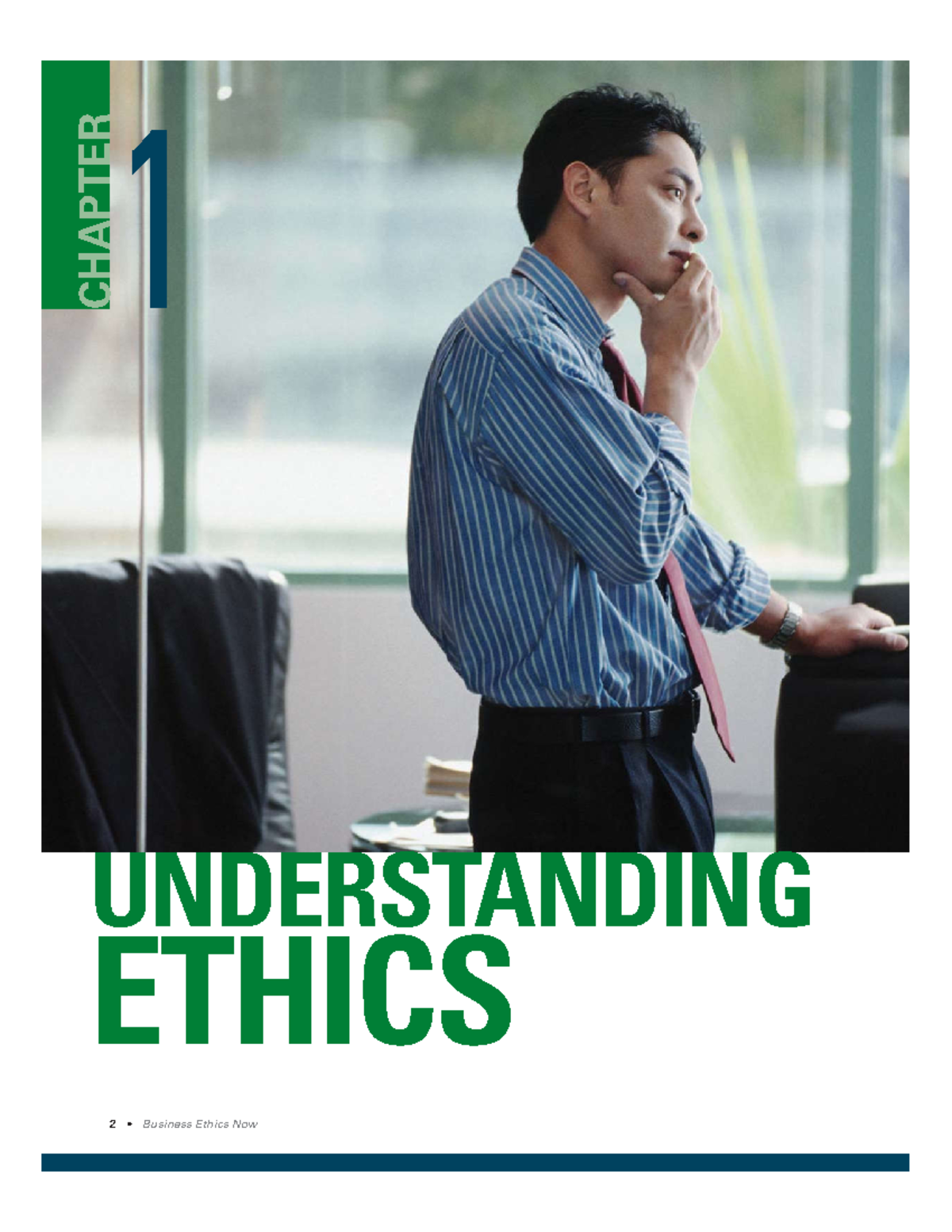 Chapter 1 Business Ethics - Chapter 1 - Understanding Ethics - 2 ...