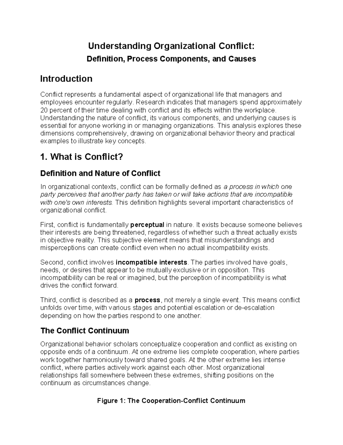 Understanding Organizational Conflict: Causes and Management Strategies ...