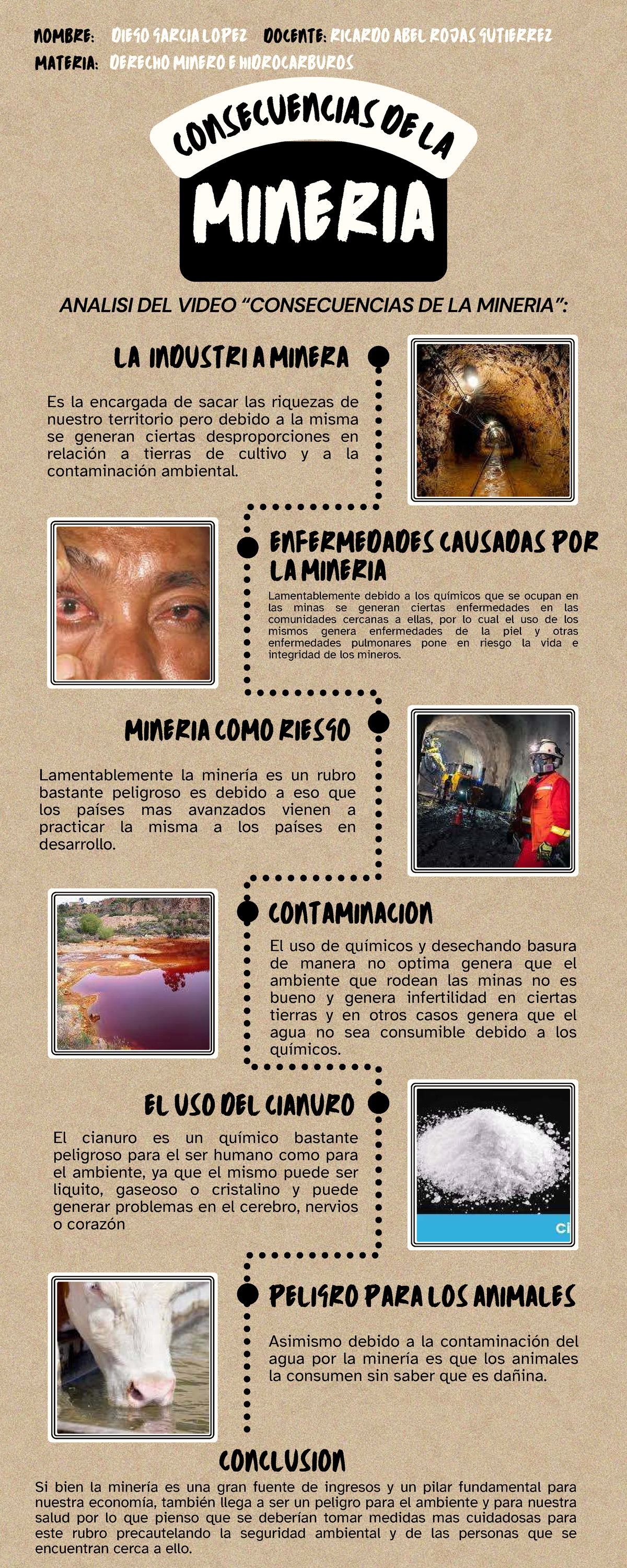 Infografía sobre Consecuencias de la Minería en la Salud y el Ambiente ...