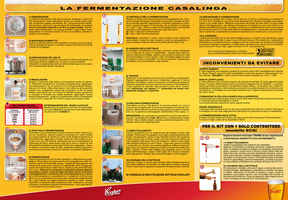 Guida Completa alla Fermentazione Casalinga della Birra - Istruzioni ...