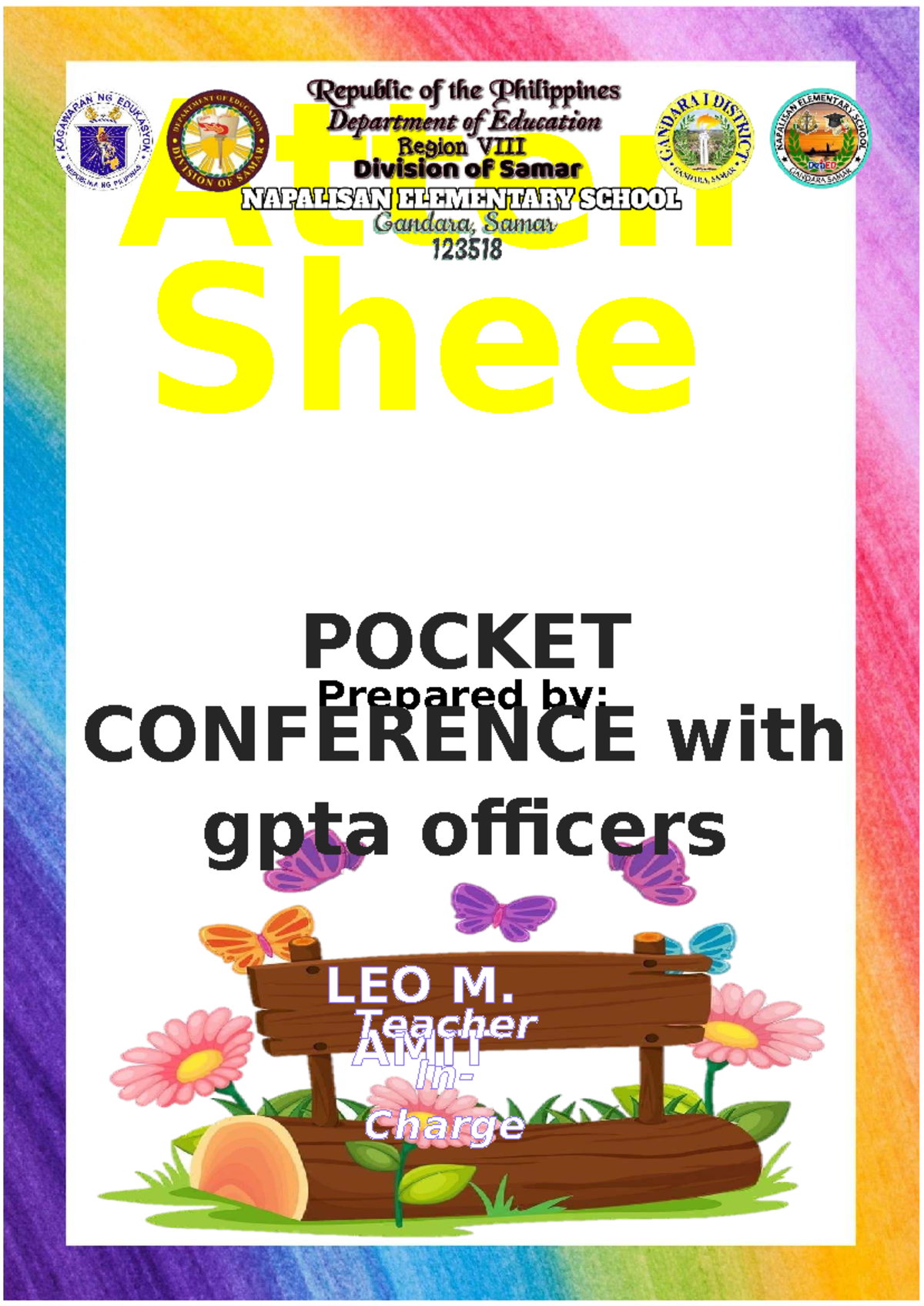 Attendance Sheet: Pocket Conference with GPTA Officers 2022 - Studocu