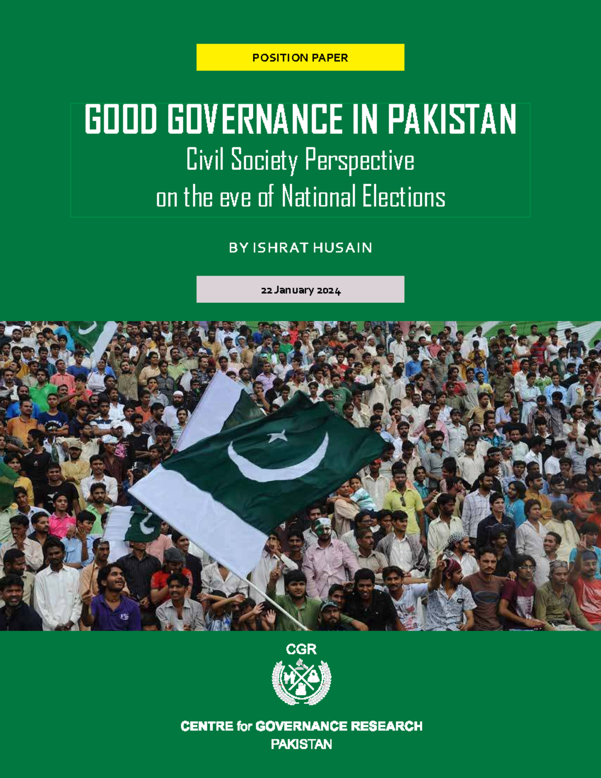 Position Paper: Good Governance in Pakistan - Civil Society Insights ...