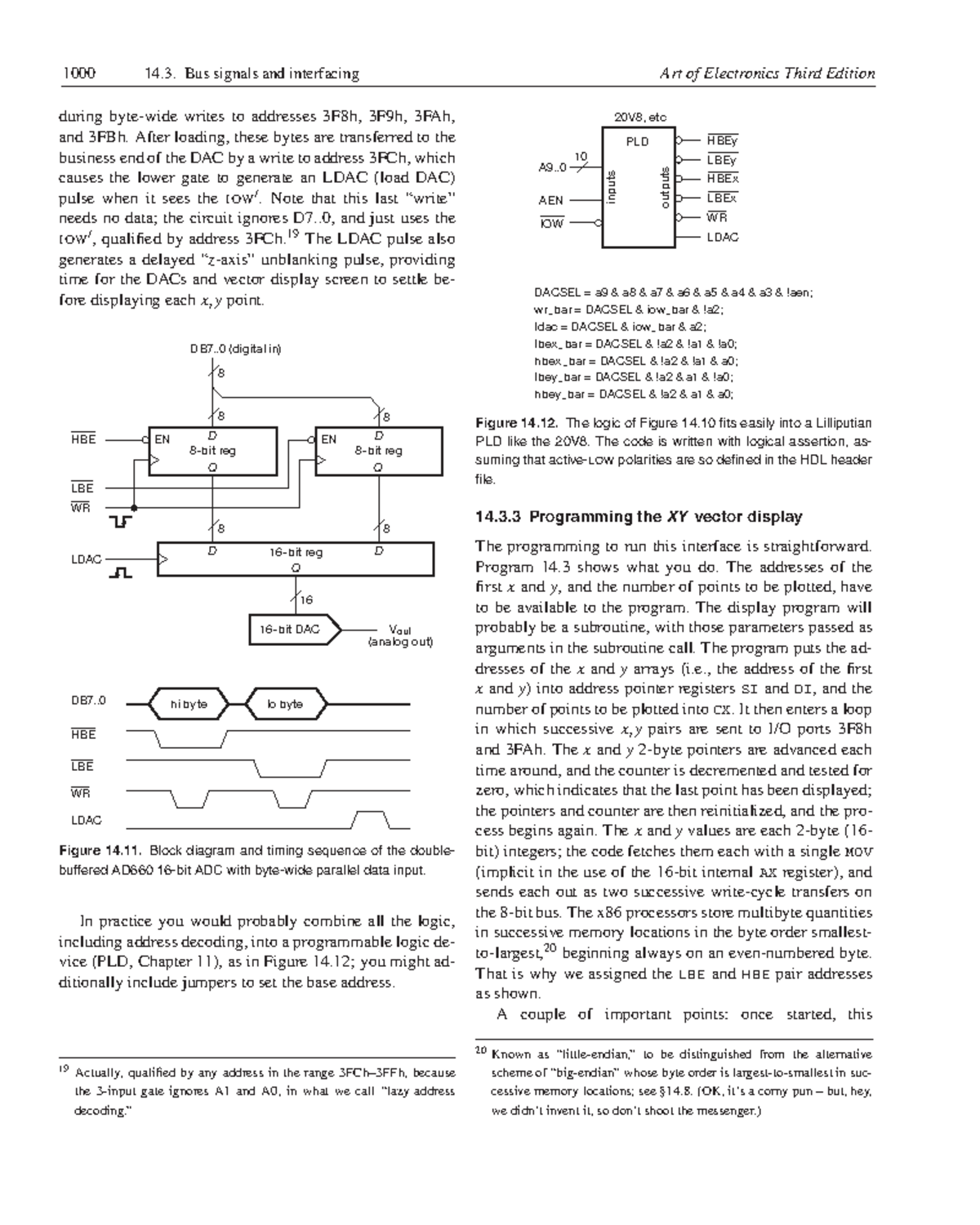 Art of Electronics 3rd Ed. Chapter 14.3: Bus Signals & Interfacing ...