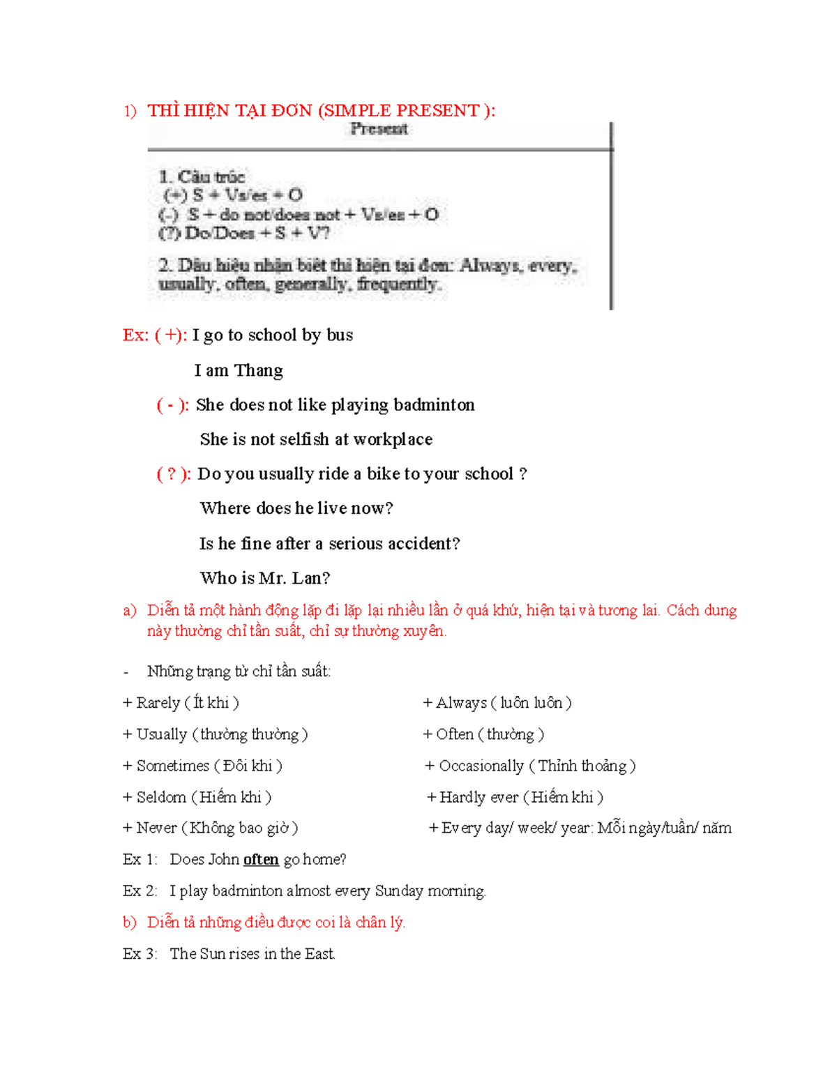 Tense Overview for IELTS Preparation (Course Code: IELTS) - Studocu