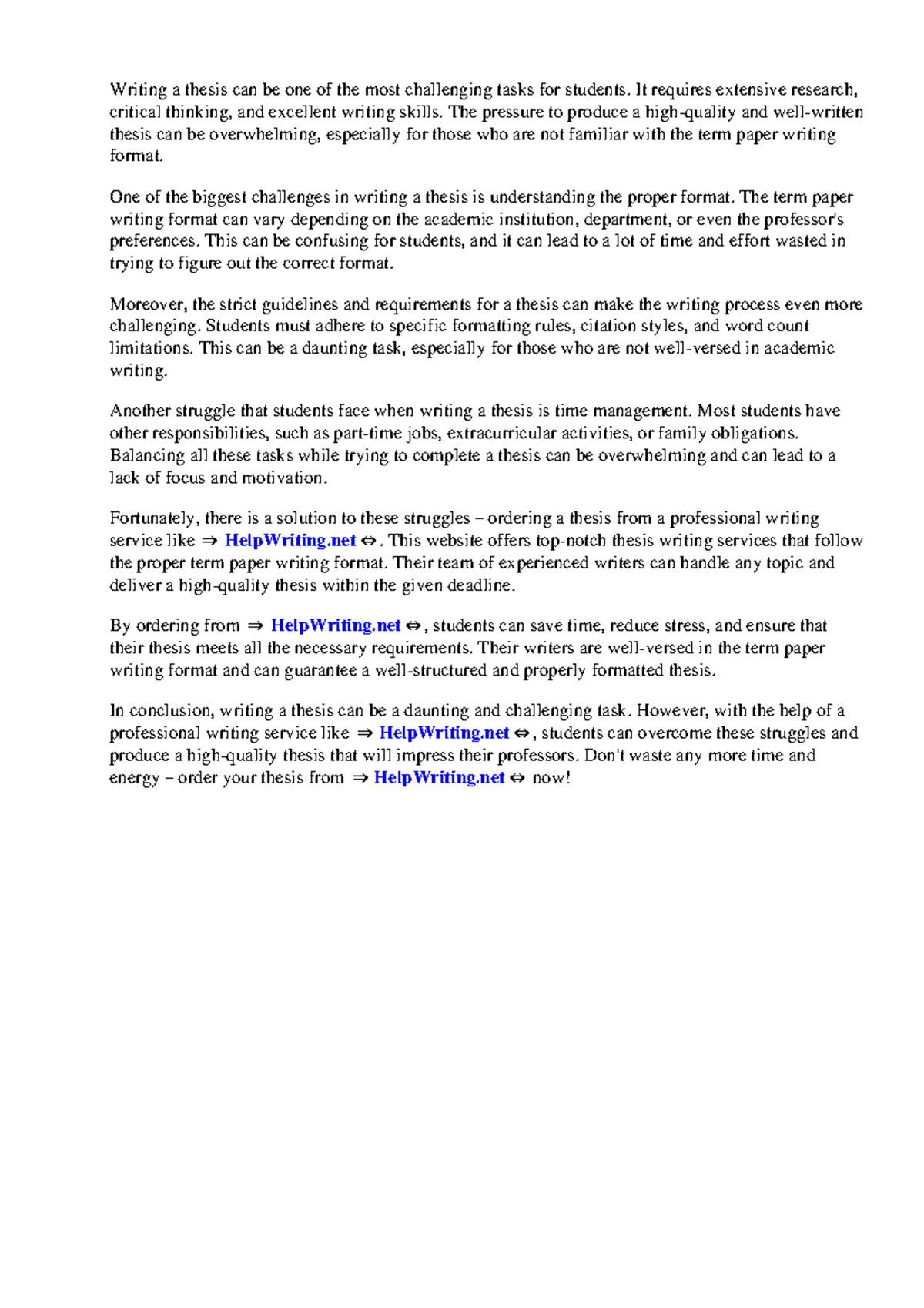 Term Paper Writing Format: Essential Guide to Structuring Your Thesis ...