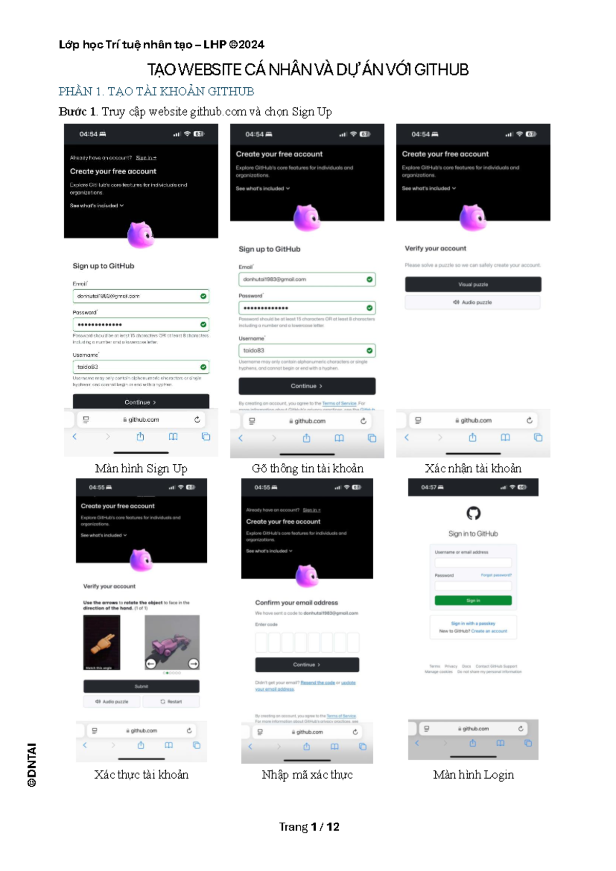 Hướng Dẫn Tạo CV Trên GitHub - LHP AI - Studocu