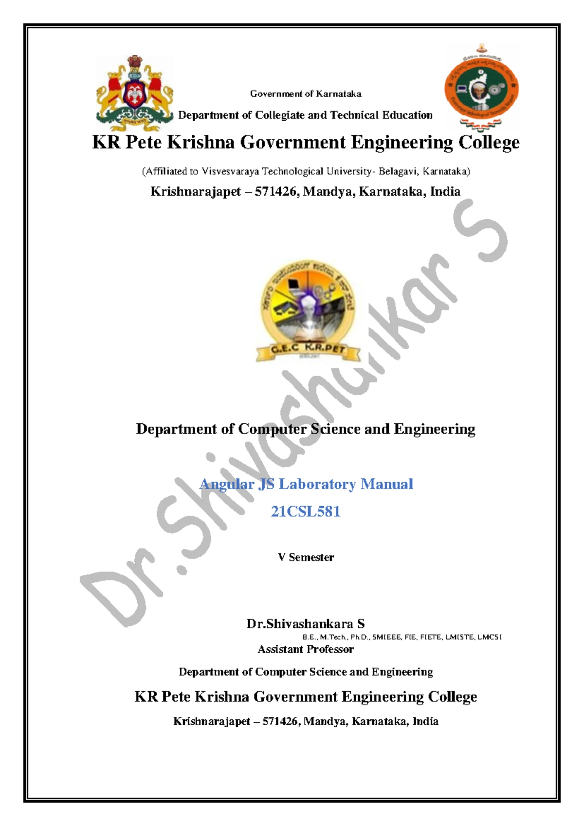AngularJS Lab Manual Final - Program Listings and Basics (24012007 ...