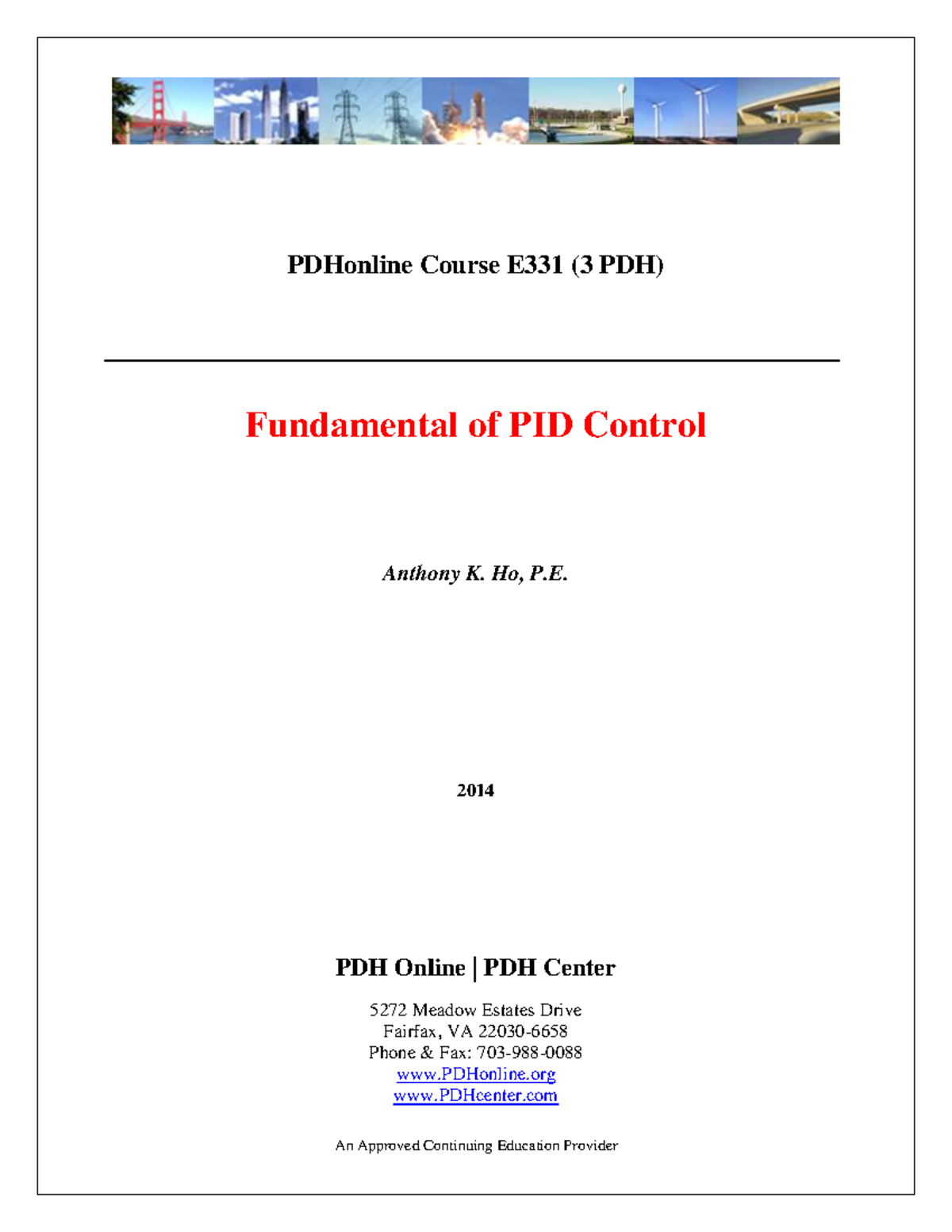 PDHonline Course E331: Fundamentals of PID Control Overview - Studocu