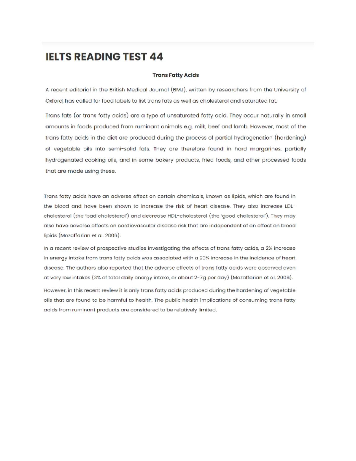 IELTS Reading Practice Test 1 - Mock Exam September 2021 - Studocu