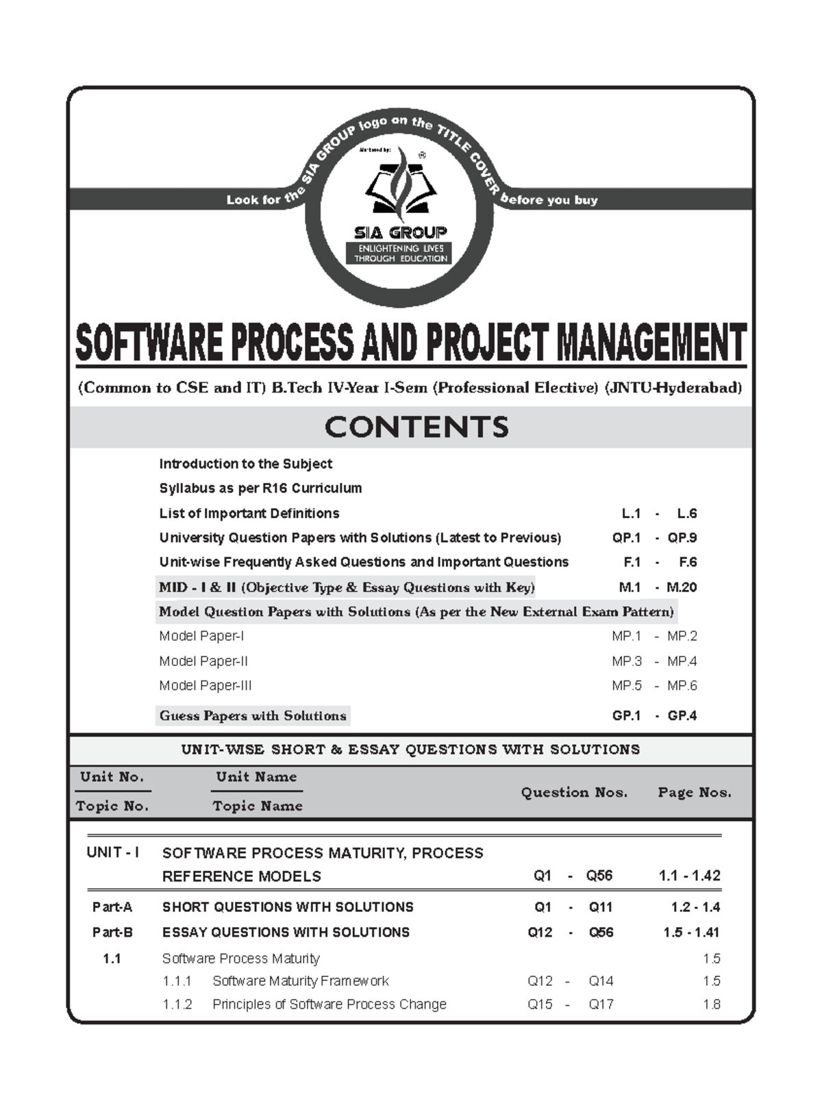 SPPM Software Process and Project Management - Notes for JNTU-Hyderabad ...