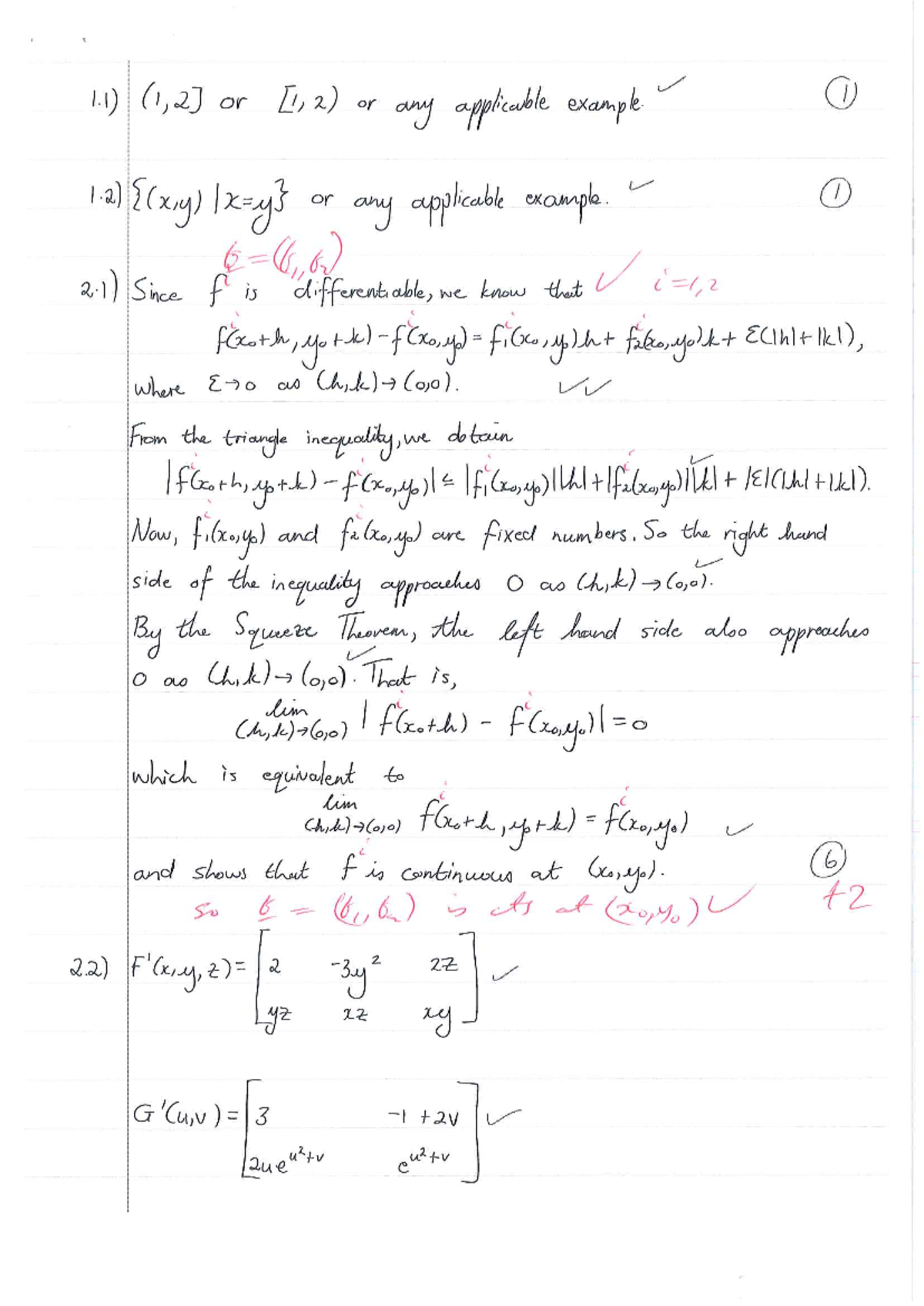 MTHS221 Final Exam Memo 2022: Analysis and Calculus Concepts - Studocu