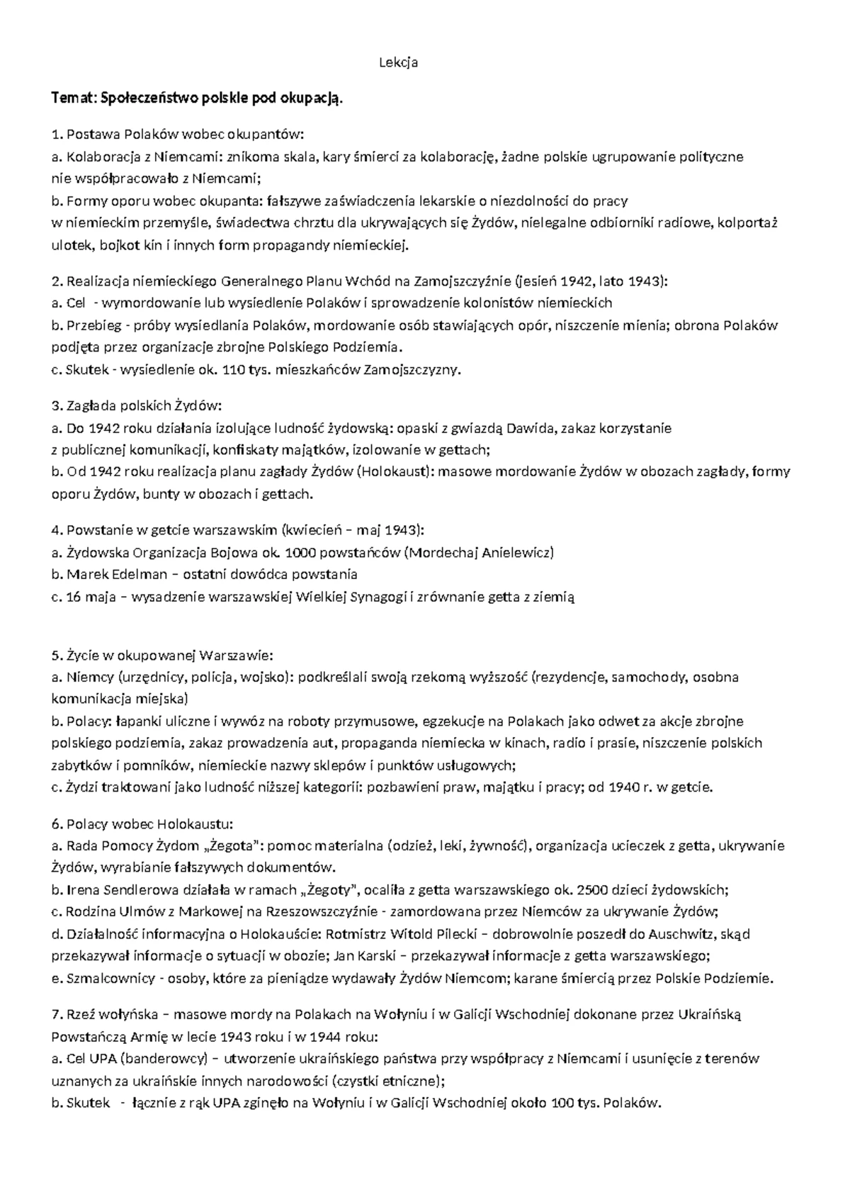 Sprawdzian Historia Klasa 4 Moja Ojczyzna www.studocu.com