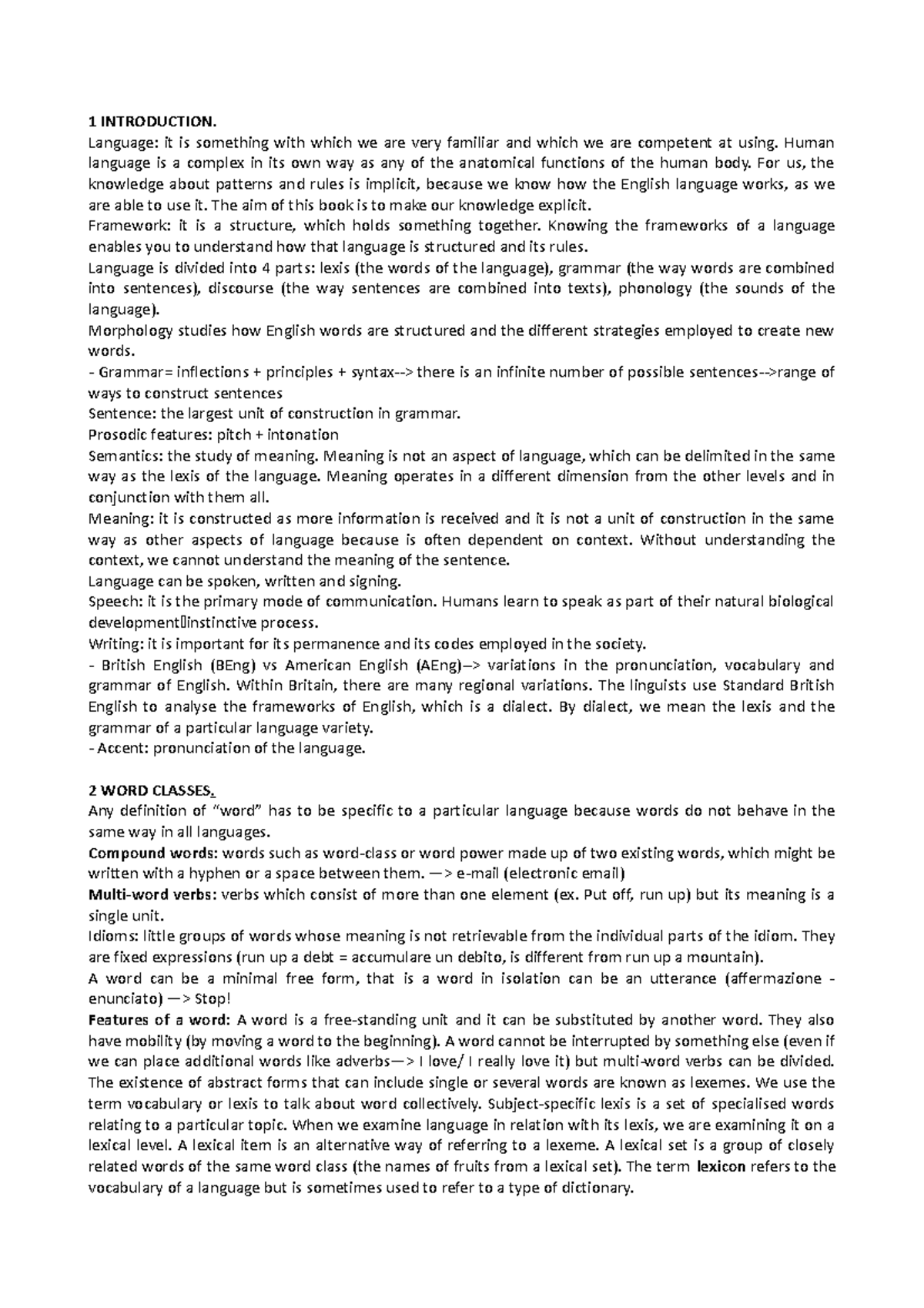 Exploring English Language Frameworks: Key Concepts and Structures ...