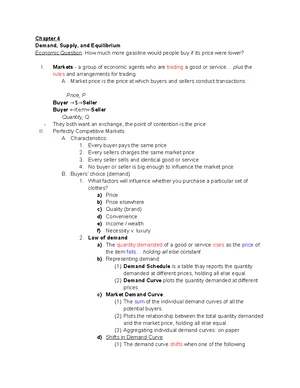 Econ Notes Chapter 11 - Chapter 11 The Monetary System What is Money ...