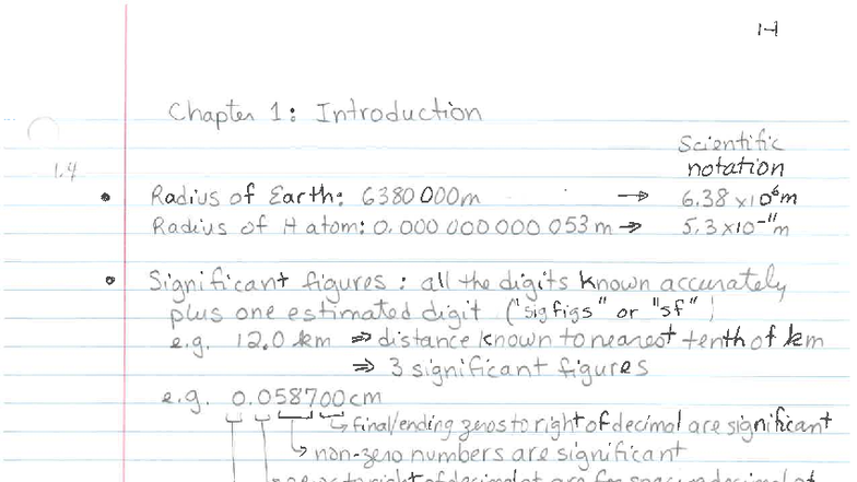 Lecture 1: Chapter 1 - Introduction to Scientific Notation and SI Units ...
