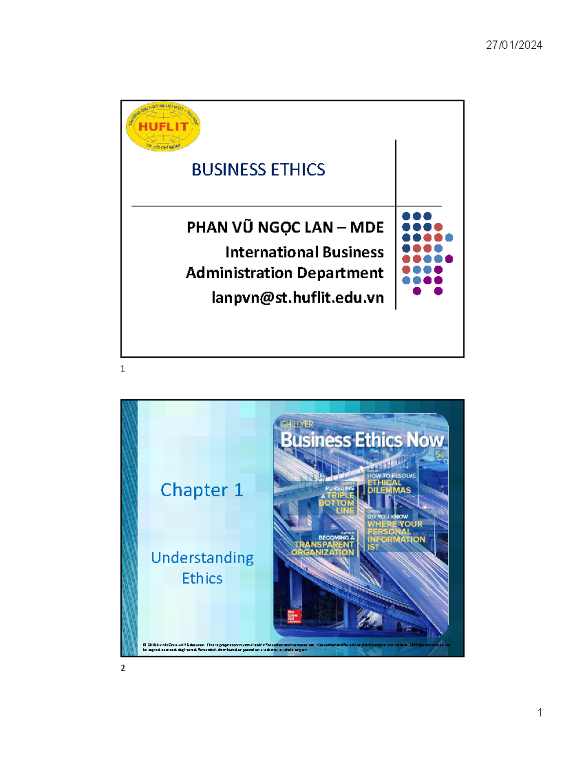 Chap 1: Understanding Ethics - Key Concepts and Theories - Studocu