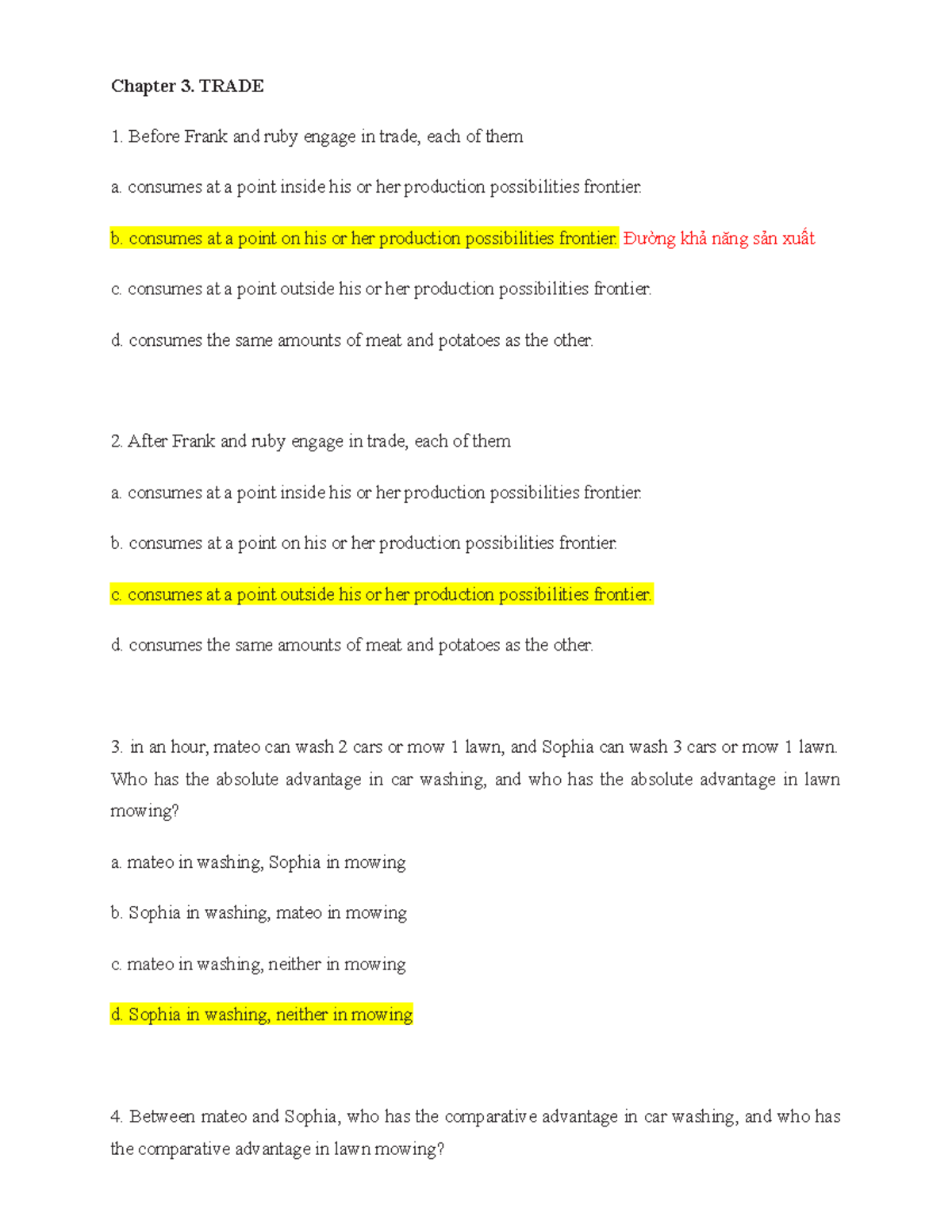 Homework 2023 - SHCD - Chapter 3. TRADE Before Frank and ruby engage in ...