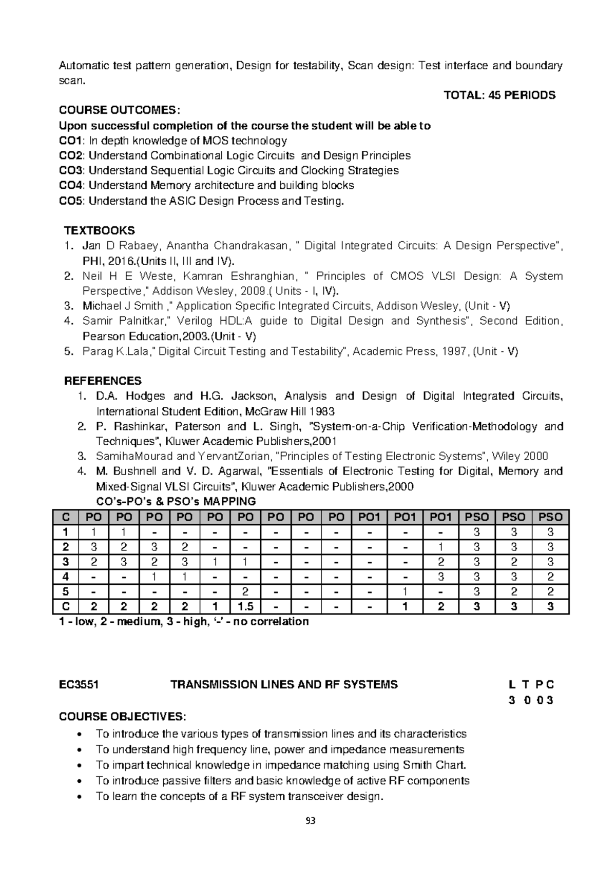 EC3551 Transmission Lines and RF Systems Syllabus Overview - Studocu
