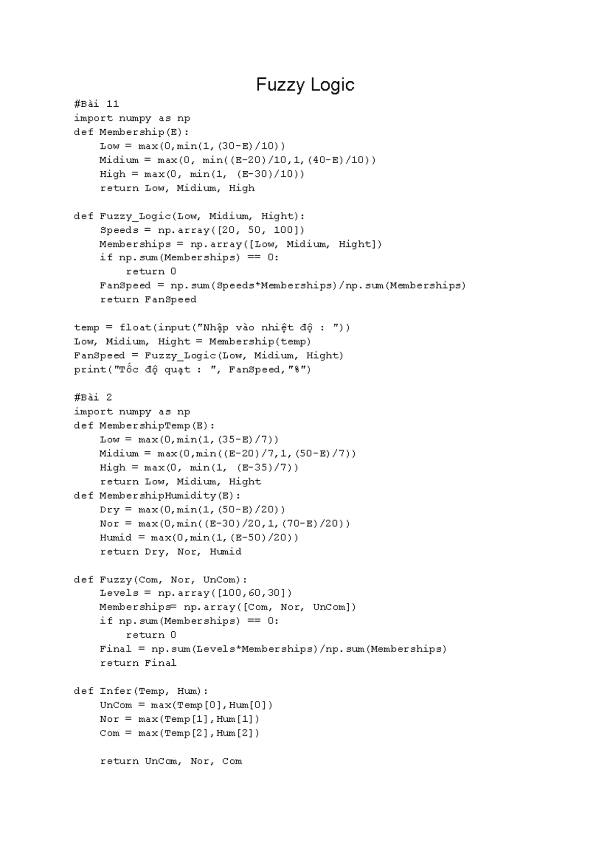 Fuzzy Logic Concepts and Applications - Hcstt Study Guide - Studocu