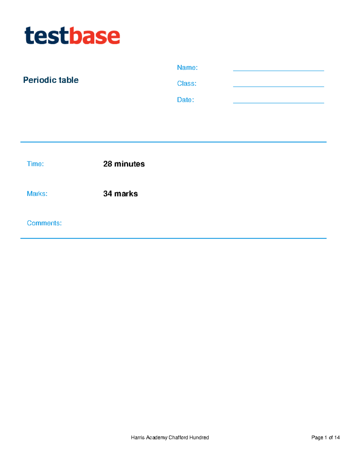 Periodic Table Study Guide: Key Concepts and Questions (L3) - Studocu