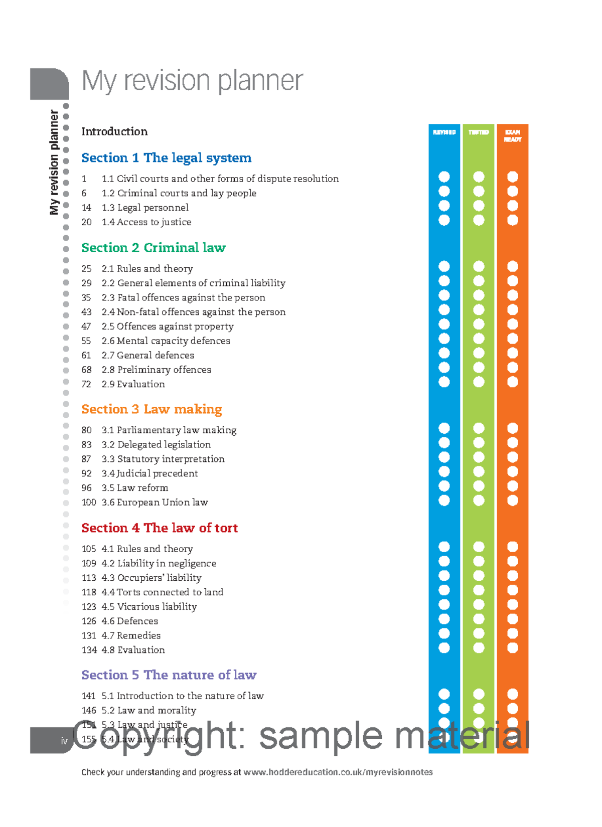 MRN OCR A Level Law 2nd Edition: Revision Notes & Study Guide - Studocu