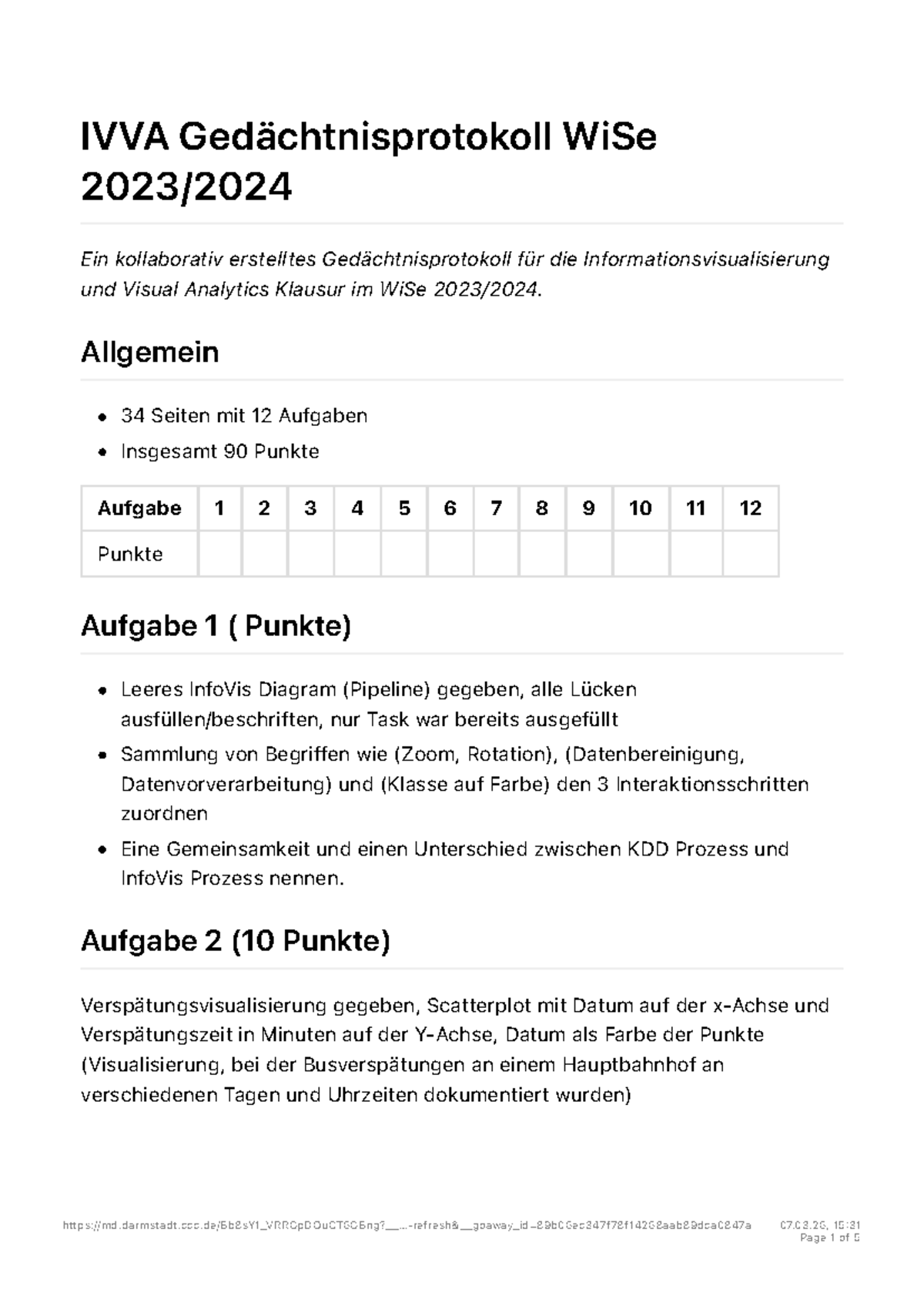 IVVA Gedächtnisprotokoll WiSe 2023-2024: InfoVis & Visual Analytics ...