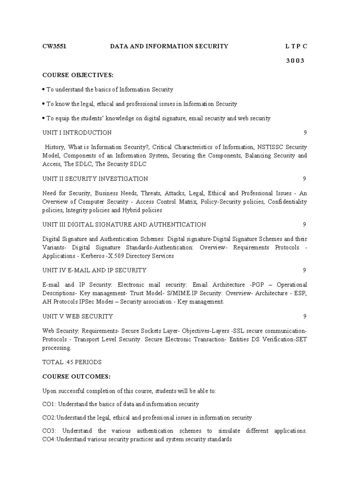 AD3271 Data Structures Design Lab Syllabus Overview - Studocu