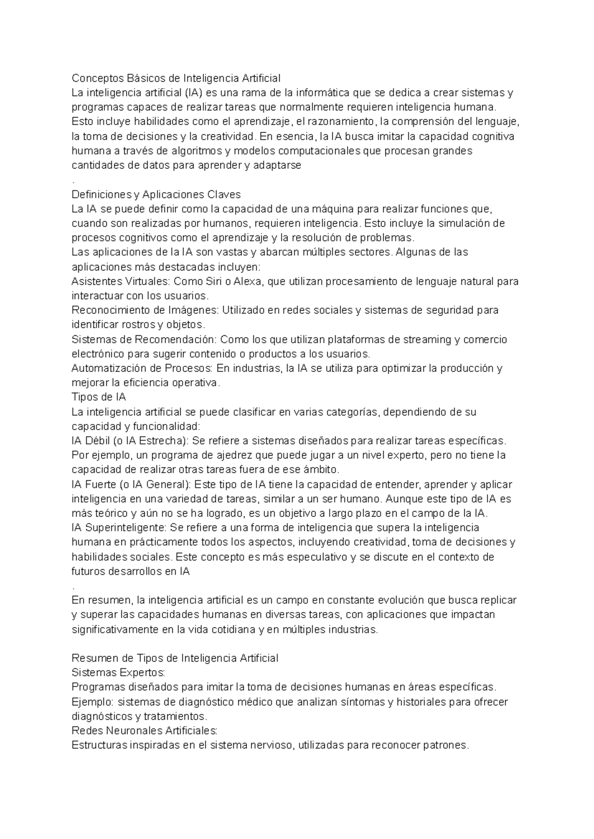 Conceptos Básicos de Inteligencia Artificial - Conceptos Básicos de ...