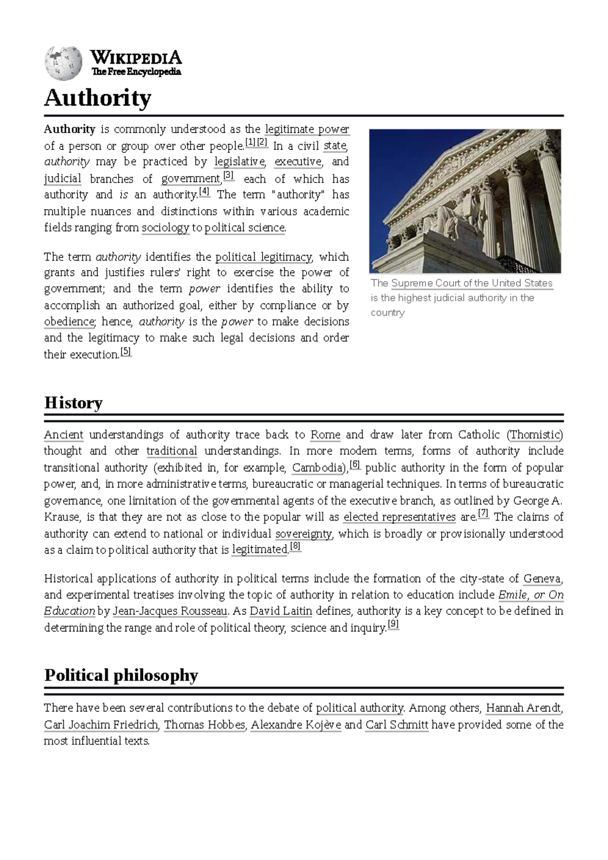 Authority in Political Science: Understanding Power and Legitimacy ...
